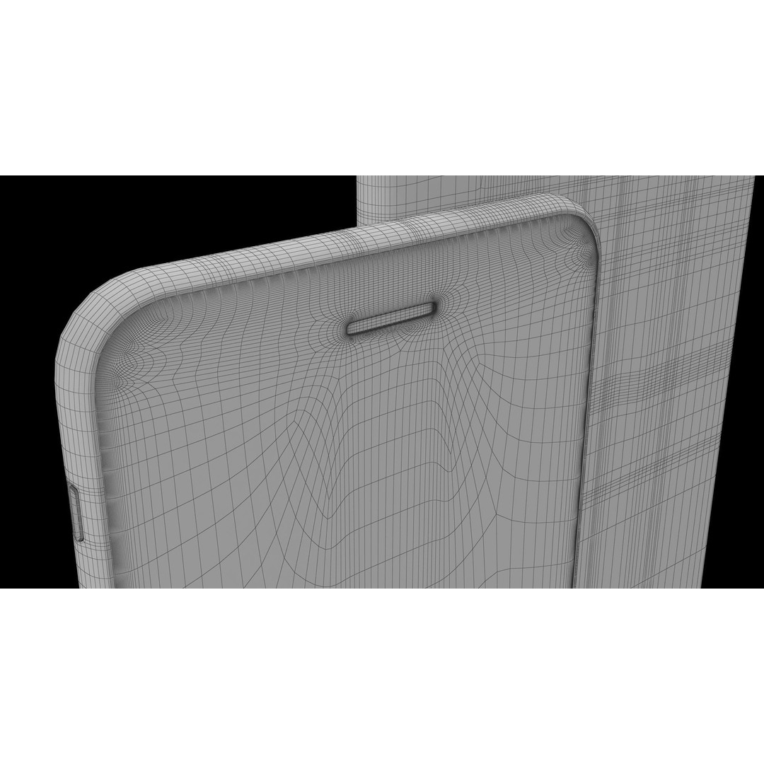 iPhone 6S & 6S Plus 3D Model – Low Poly Rose Gold Asset, FBX, OBJ - View 24