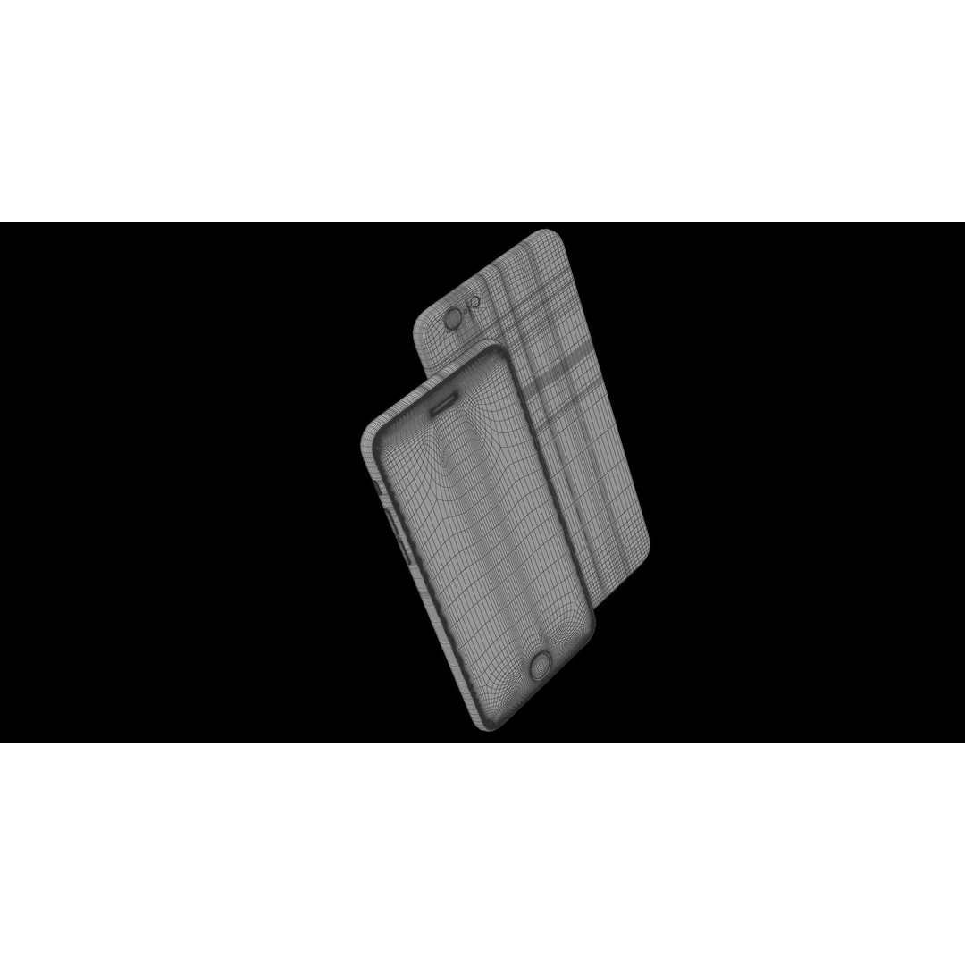 iPhone 6S & 6S Plus 3D Model – Low Poly Rose Gold Asset, FBX, OBJ - View 26