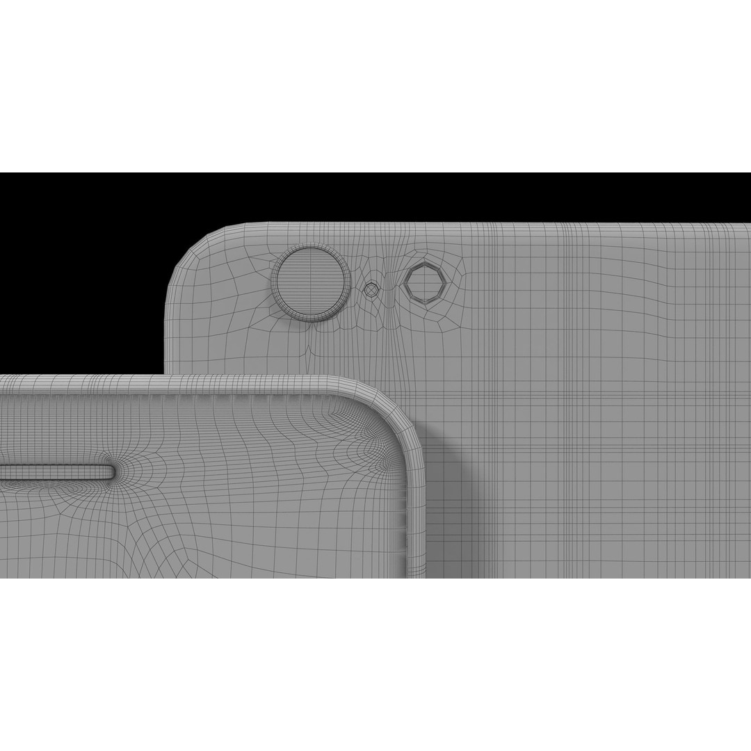 iPhone 6S & 6S Plus 3D Model – Low Poly Rose Gold Asset, FBX, OBJ - View 28