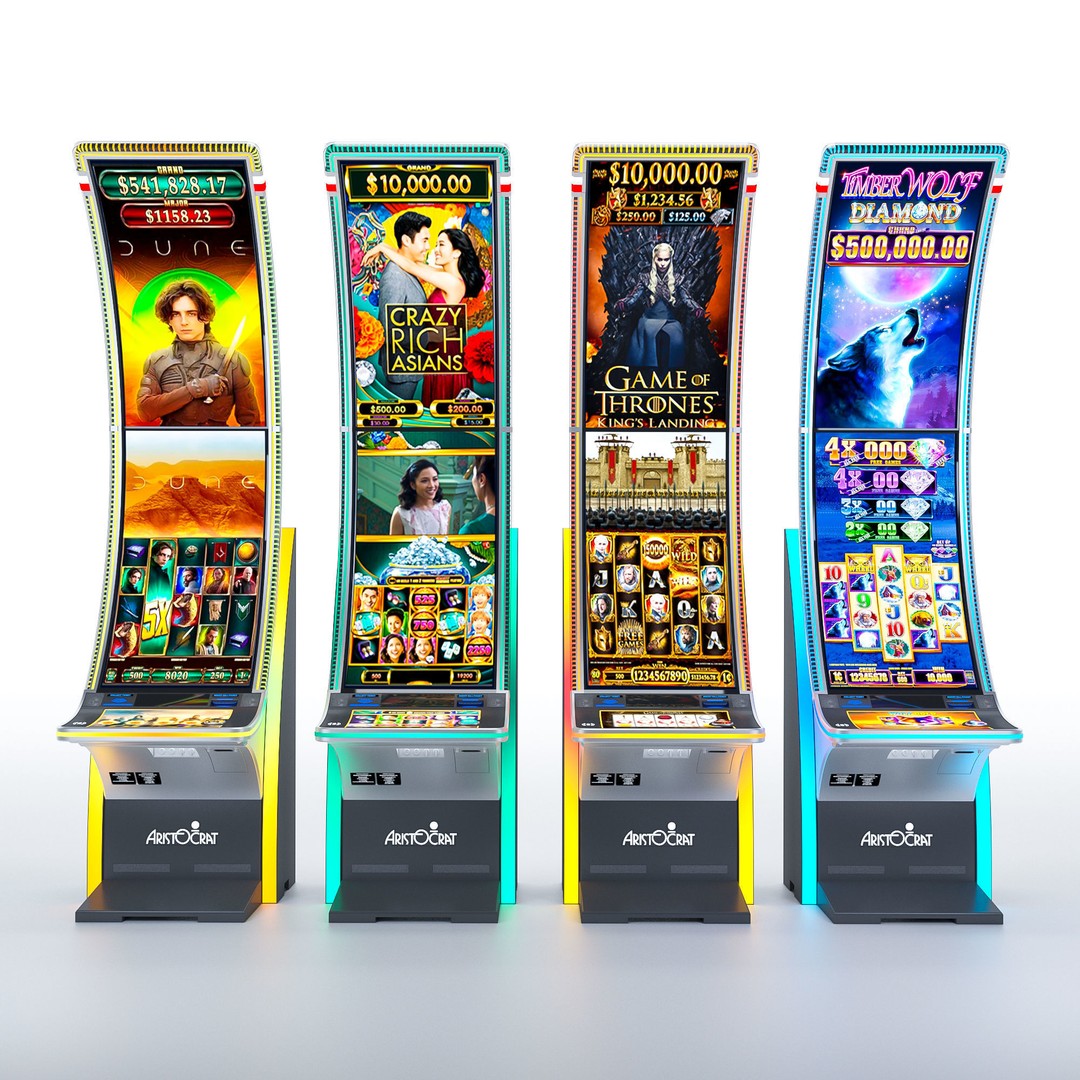 Neptune Double Casino Slot Machine 3D Model – Low Poly Game Asset, FBX - View 7