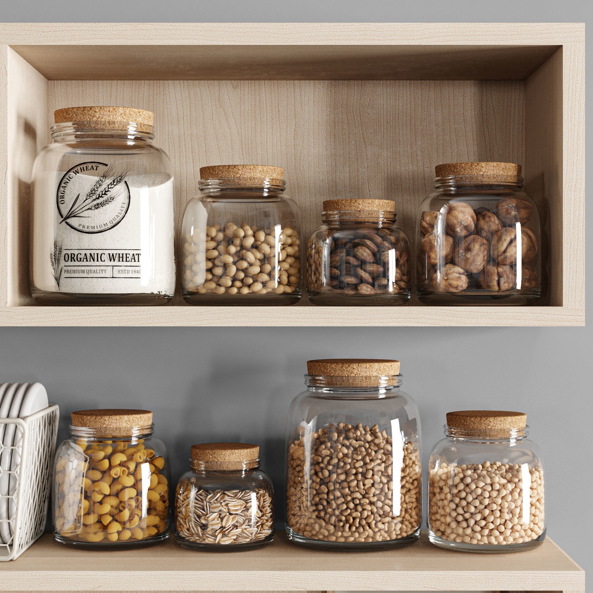 Kitchen Accessories - Low-Poly Game-Ready 3D Model - View 3