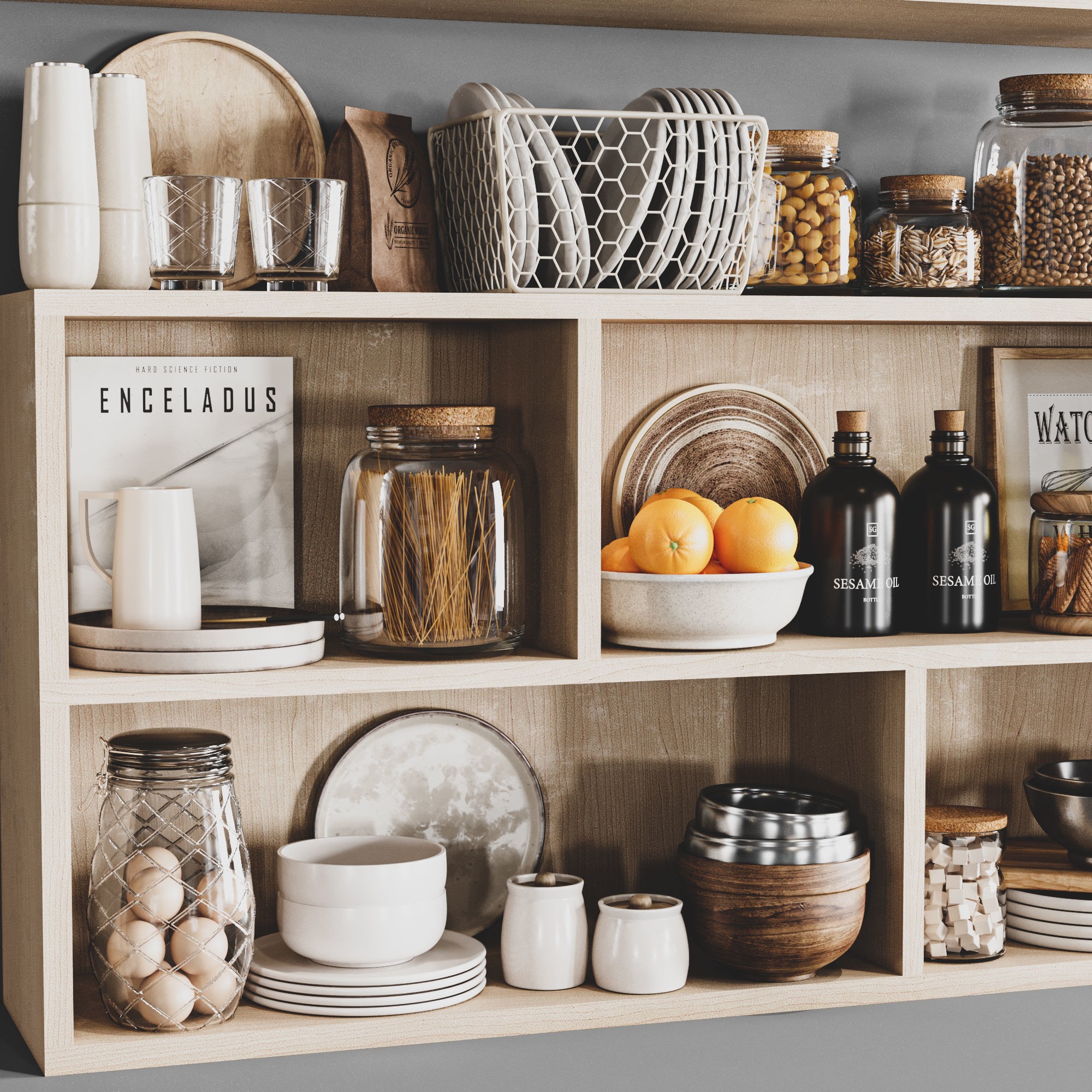 Kitchen Accessories - Low-Poly Game-Ready 3D Model - View 6