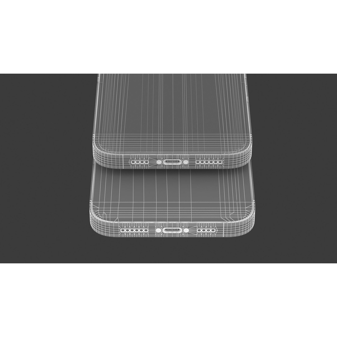 Apple iPhone 14 Plus Purple 3D Model – High Poly PBR Game Asset, FBX, OBJ