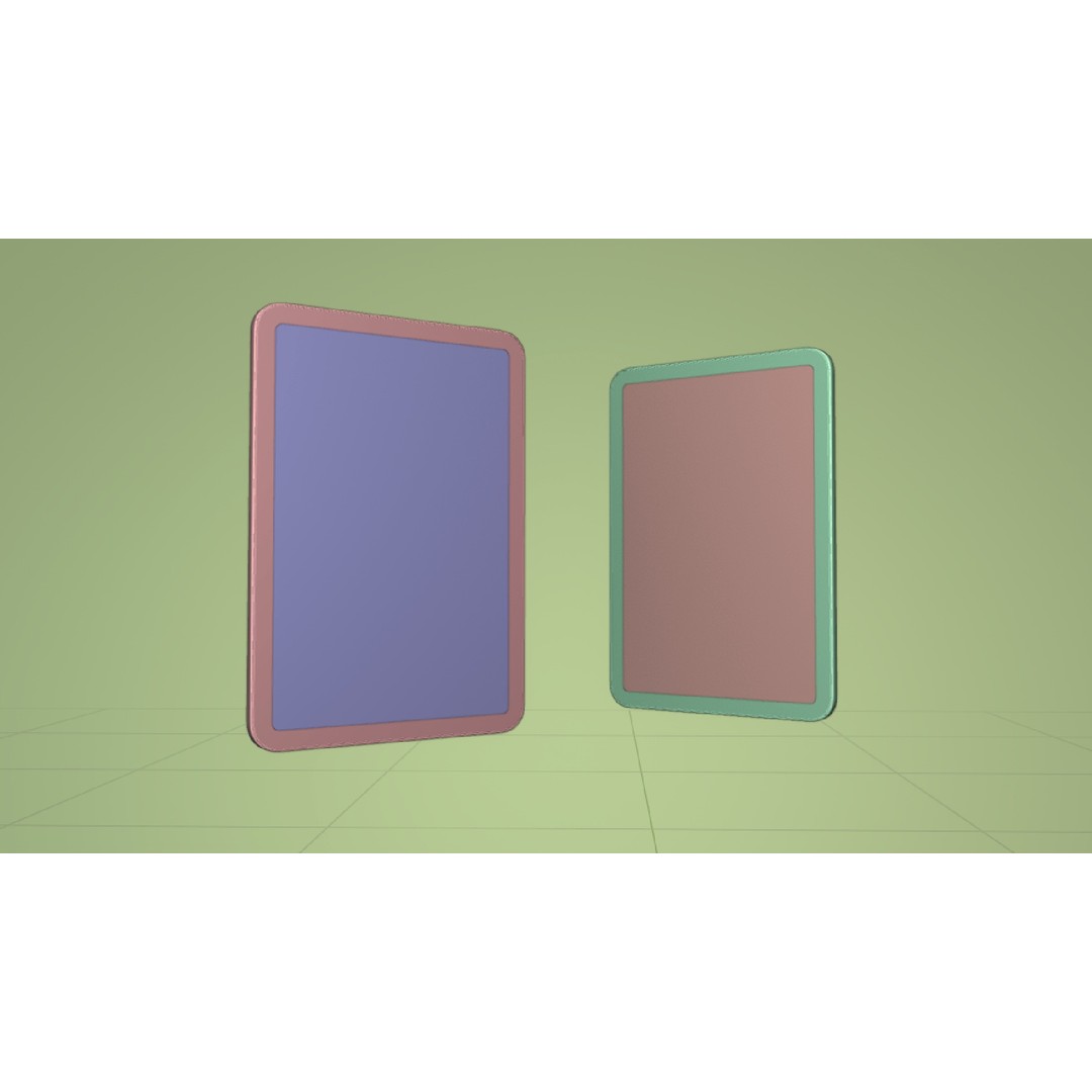 Apple iPad mini 2024 3D Model – Starlight PBR Game Asset, FBX & GLB - View 11