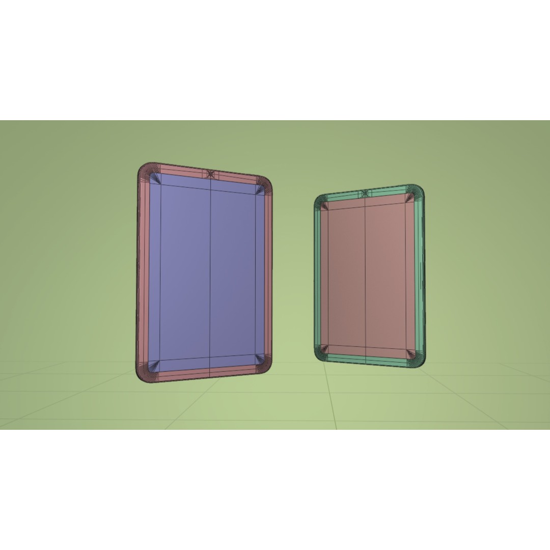 Apple iPad mini 2024 3D Model – Starlight PBR Game Asset, FBX & GLB - View 12