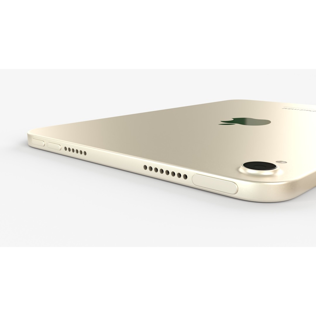 Apple iPad mini 2024 3D Model – Starlight PBR Game Asset, FBX & GLB - View 8