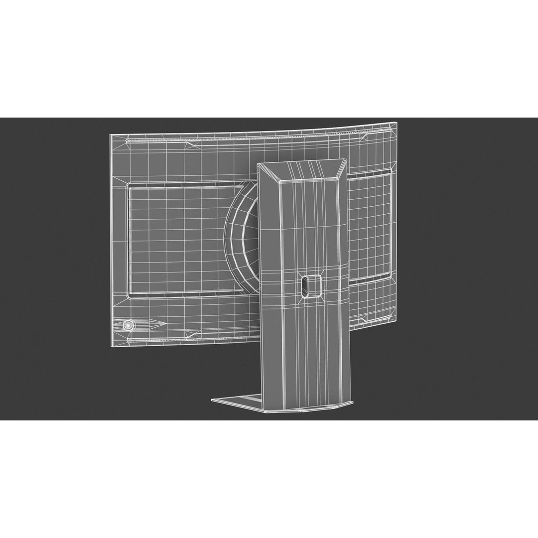 Samsung Odyssey Ark 3D Model – High Quality 4K UHD Monitor, FBX, OBJ - View 15