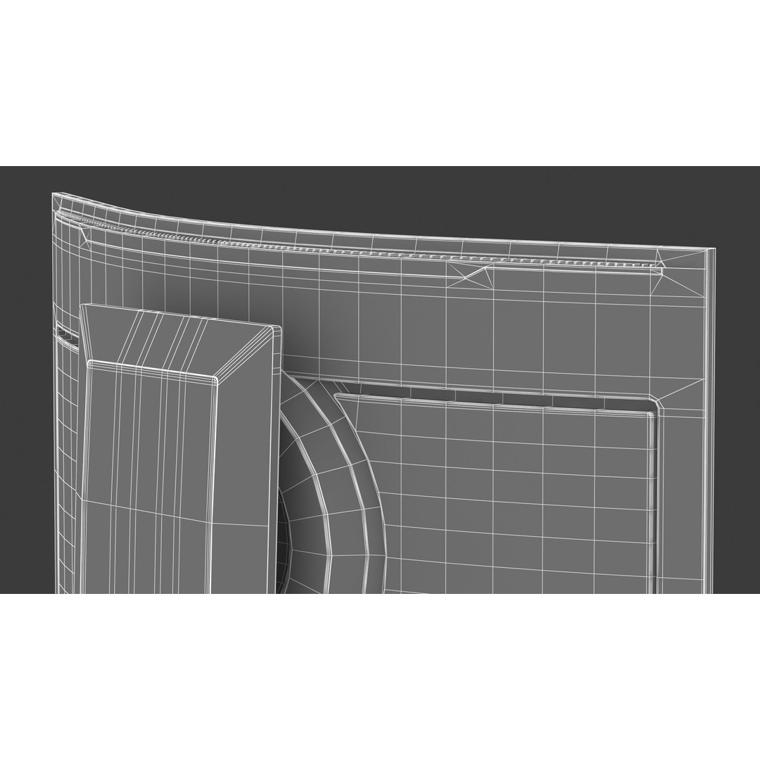 Samsung Odyssey Ark 3D Model – High Quality 4K UHD Monitor, FBX, OBJ - View 19