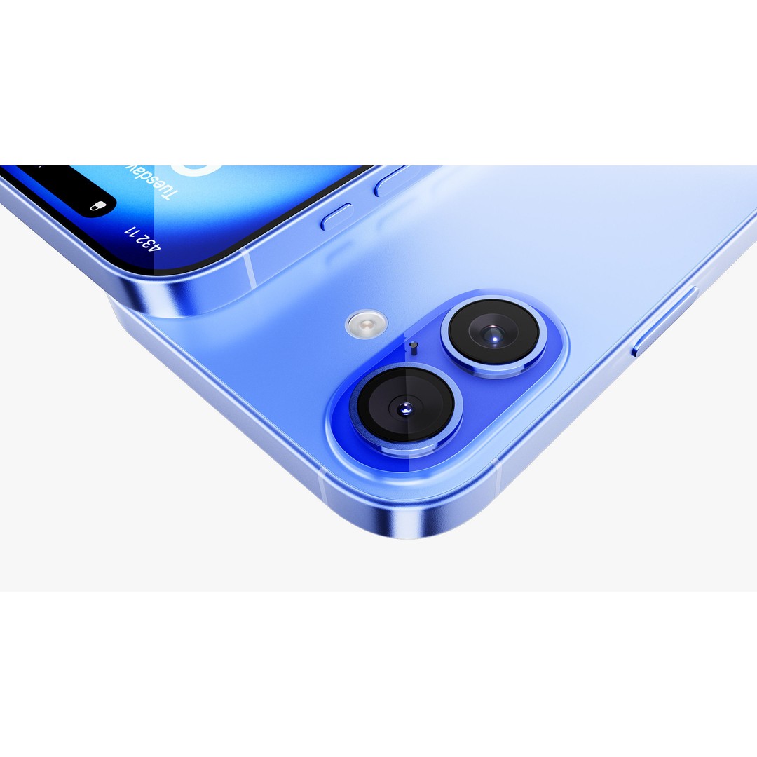 Apple iPhone 16 Plus Ultramarine 3D Model – PBR Textured, FBX, OBJ - View 12
