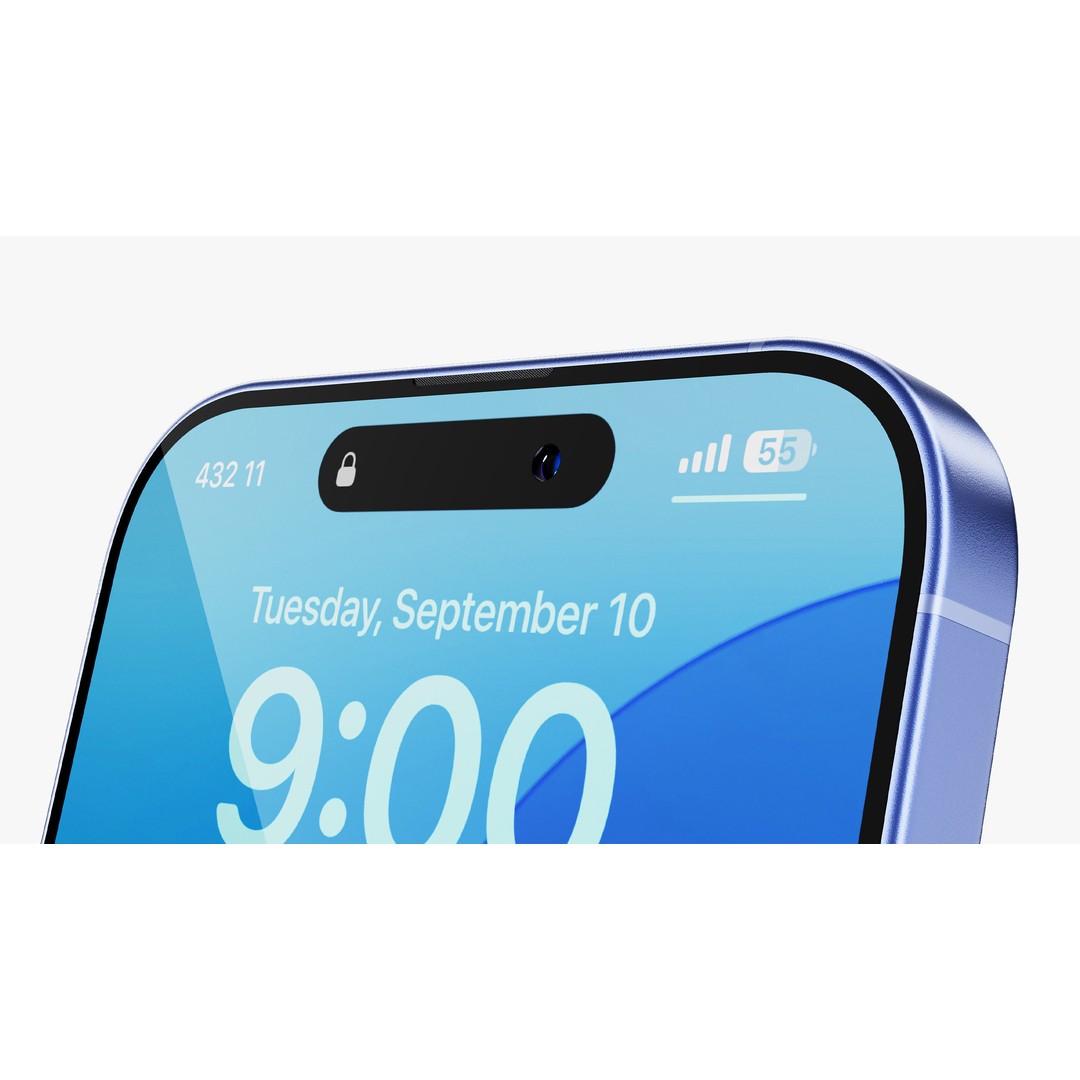 Apple iPhone 16 Plus Ultramarine 3D Model – PBR Textured, FBX, OBJ - View 13
