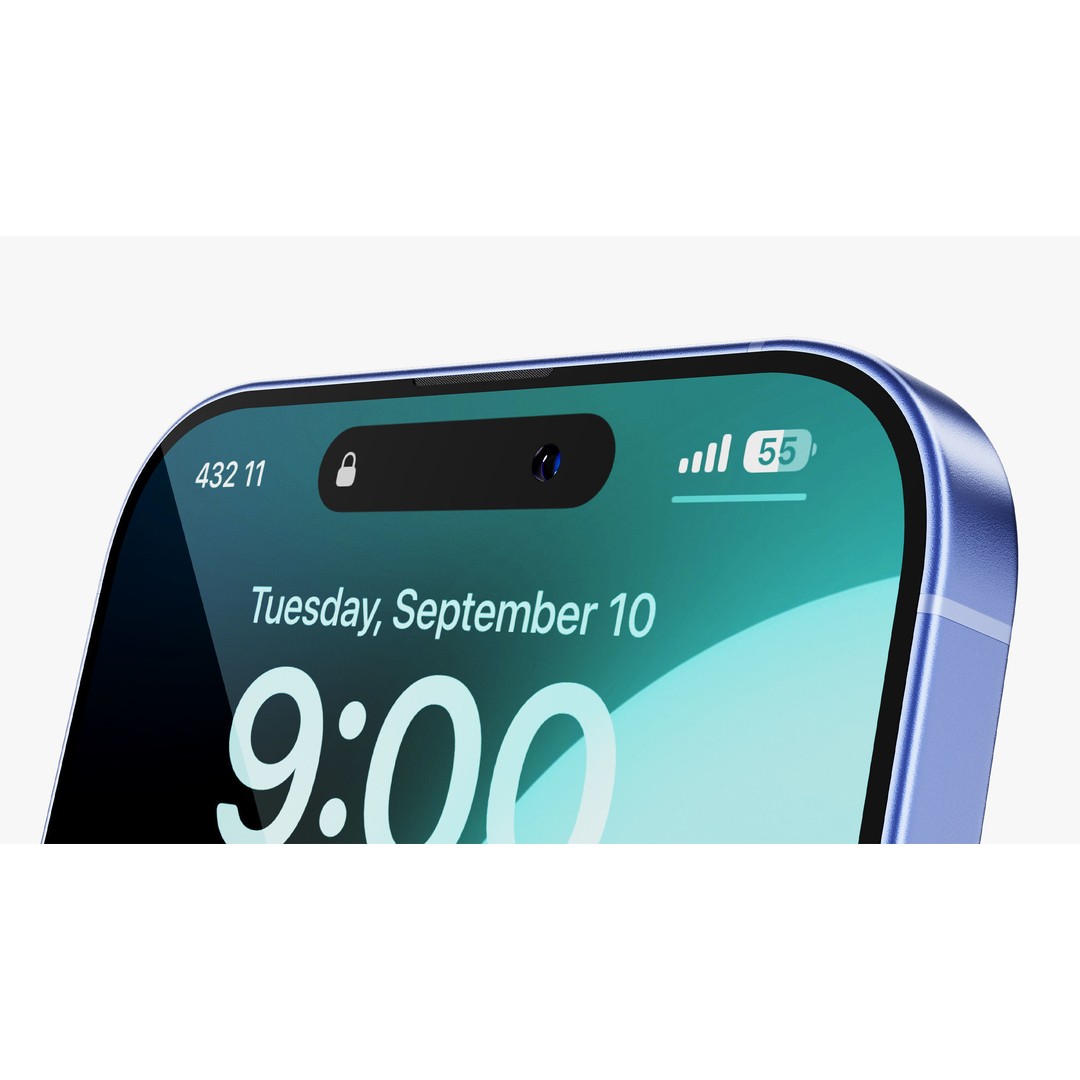 Apple iPhone 16 Plus Ultramarine 3D Model – PBR Textured, FBX, OBJ - View 17