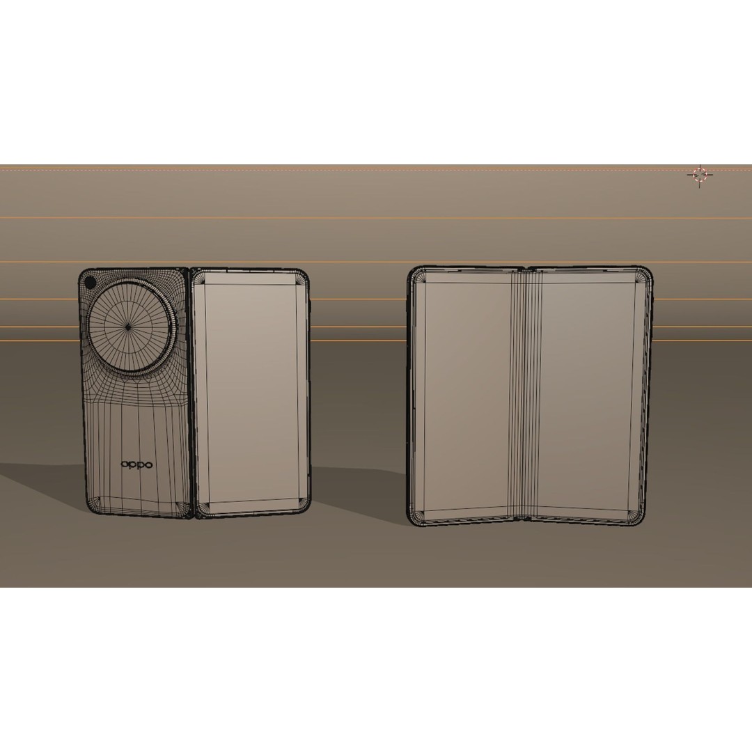 OPPO Find N3 3D Model – Animated Phone Asset, FBX, PBR Textures