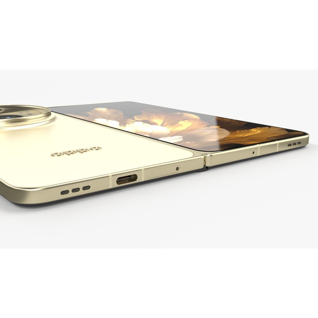 OPPO Find N3 3D Model – Animated Phone Asset, FBX, PBR Textures - View 7