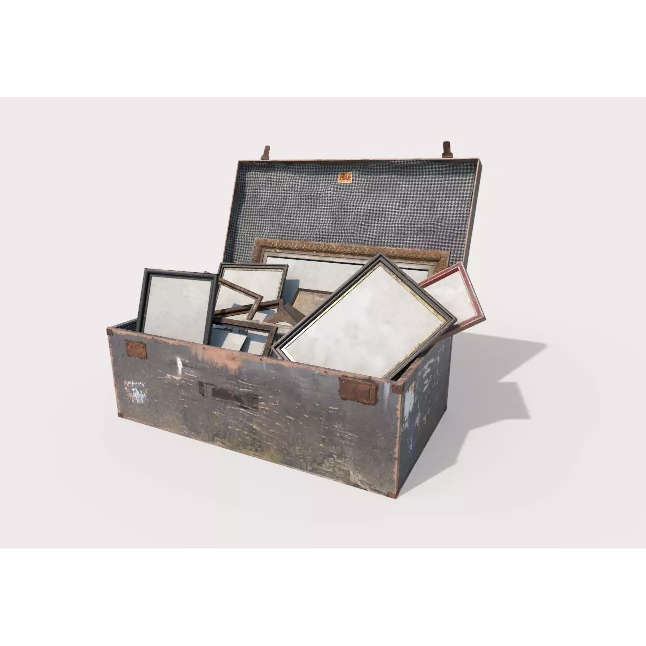 Old Photo Frame Bag - PBR Game-Ready 3D Model - View 2