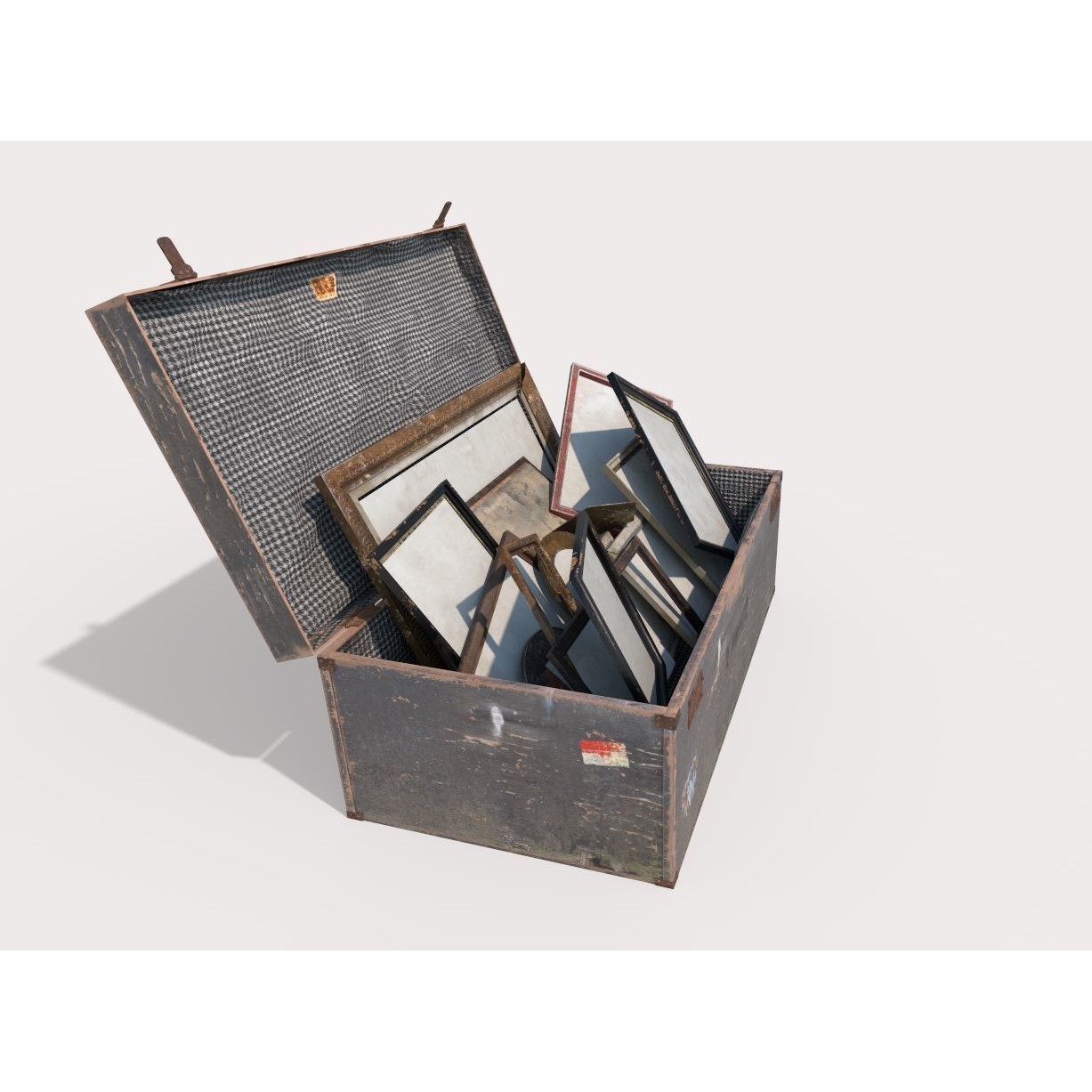 Old Photo Frame Bag - PBR Game-Ready 3D Model - View 4