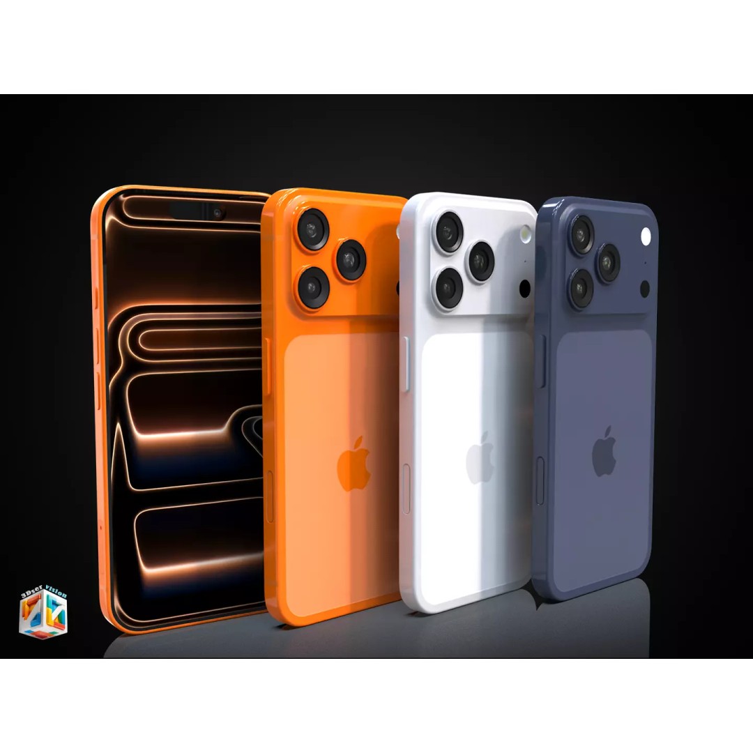 iPhone 17 Pro 3D Model – Ultra-Realistic PBR Asset, FBX, OBJ - View 20