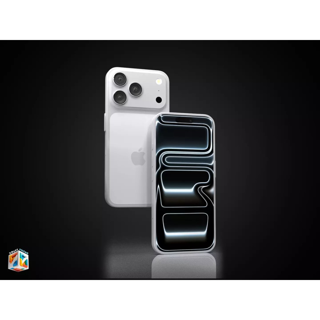 iPhone 17 Pro 3D Model – Ultra-Realistic PBR Asset, FBX, OBJ - View 8