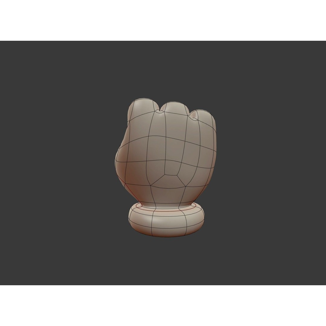Hand Emoji Signs 3D Model – Cartoon Icons Collection, Blender - View 21