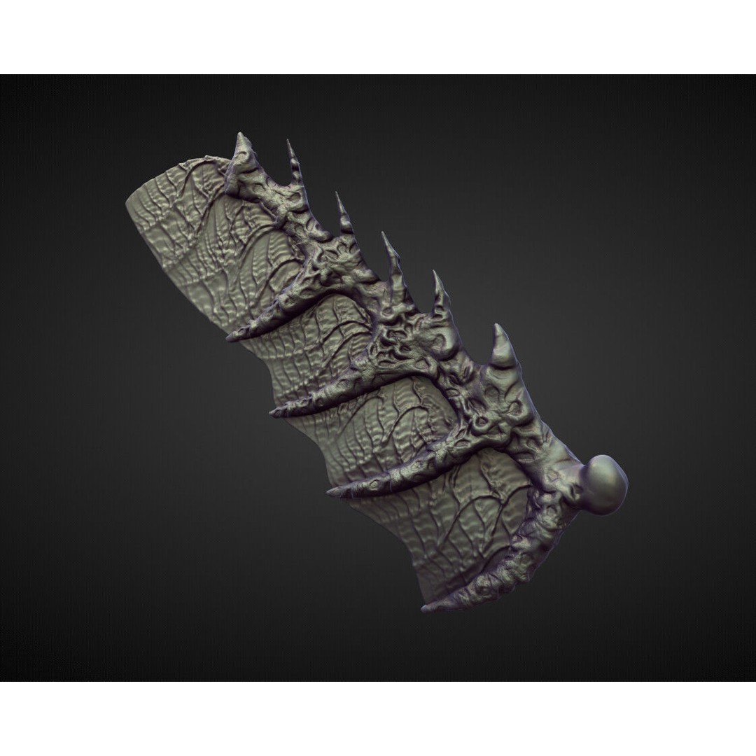 Wings and Fins 3D Model – High Poly Character Anatomy, Blender - View 9