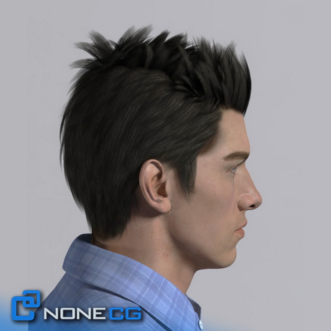 Adult Male Tom Rigged 3D Model – High Poly Character for Animation - View 10