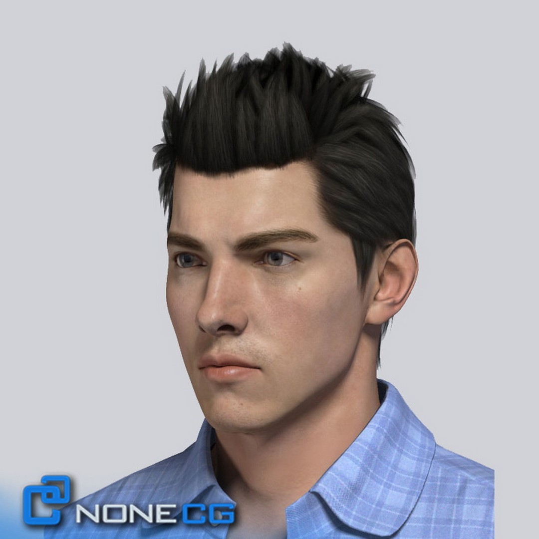 Adult Male Tom Rigged 3D Model – High Poly Character for Animation - View 11