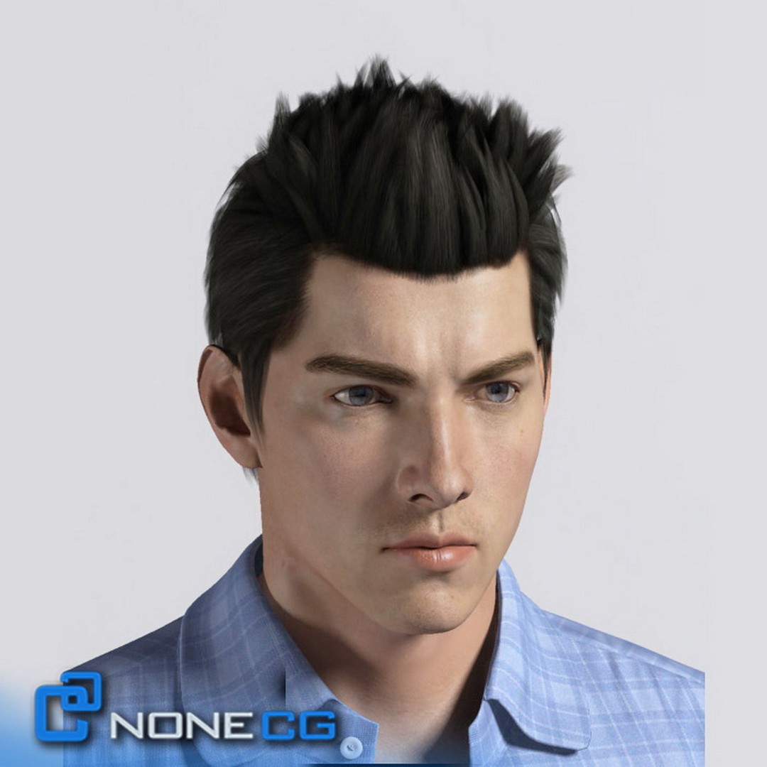 Adult Male Tom Rigged 3D Model – High Poly Character for Animation - View 12