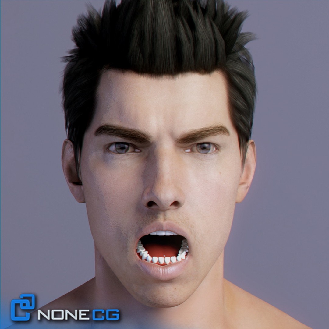 Adult Male Tom Rigged 3D Model – High Poly Character for Animation - View 6