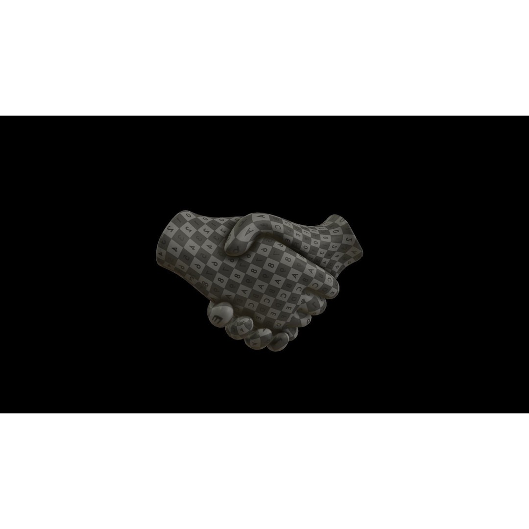 Emoji Handshake 3D Model – Low Poly Icon Pack with 25 Gestures, FBX - View 10