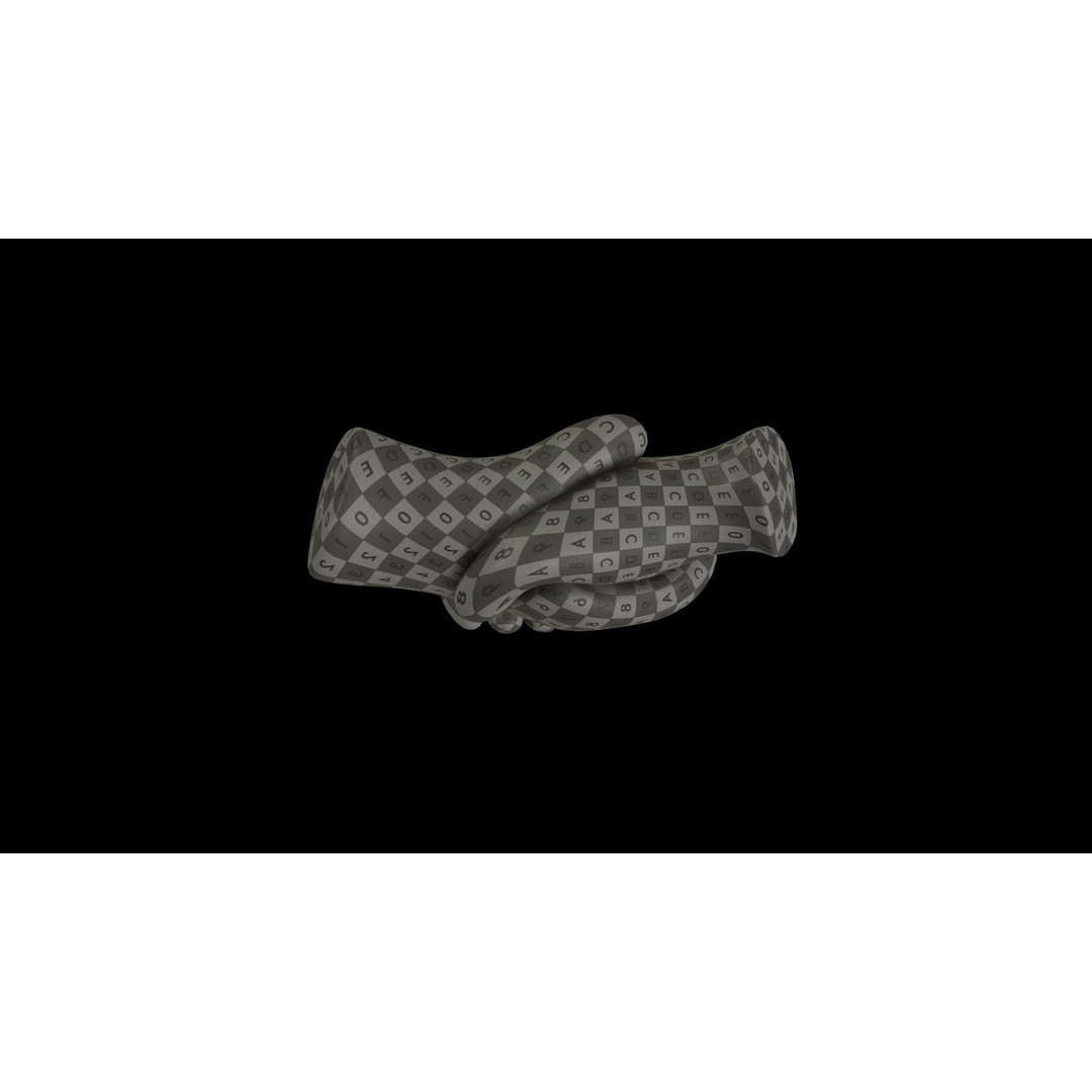 Emoji Handshake 3D Model – Low Poly Icon Pack with 25 Gestures, FBX - View 8