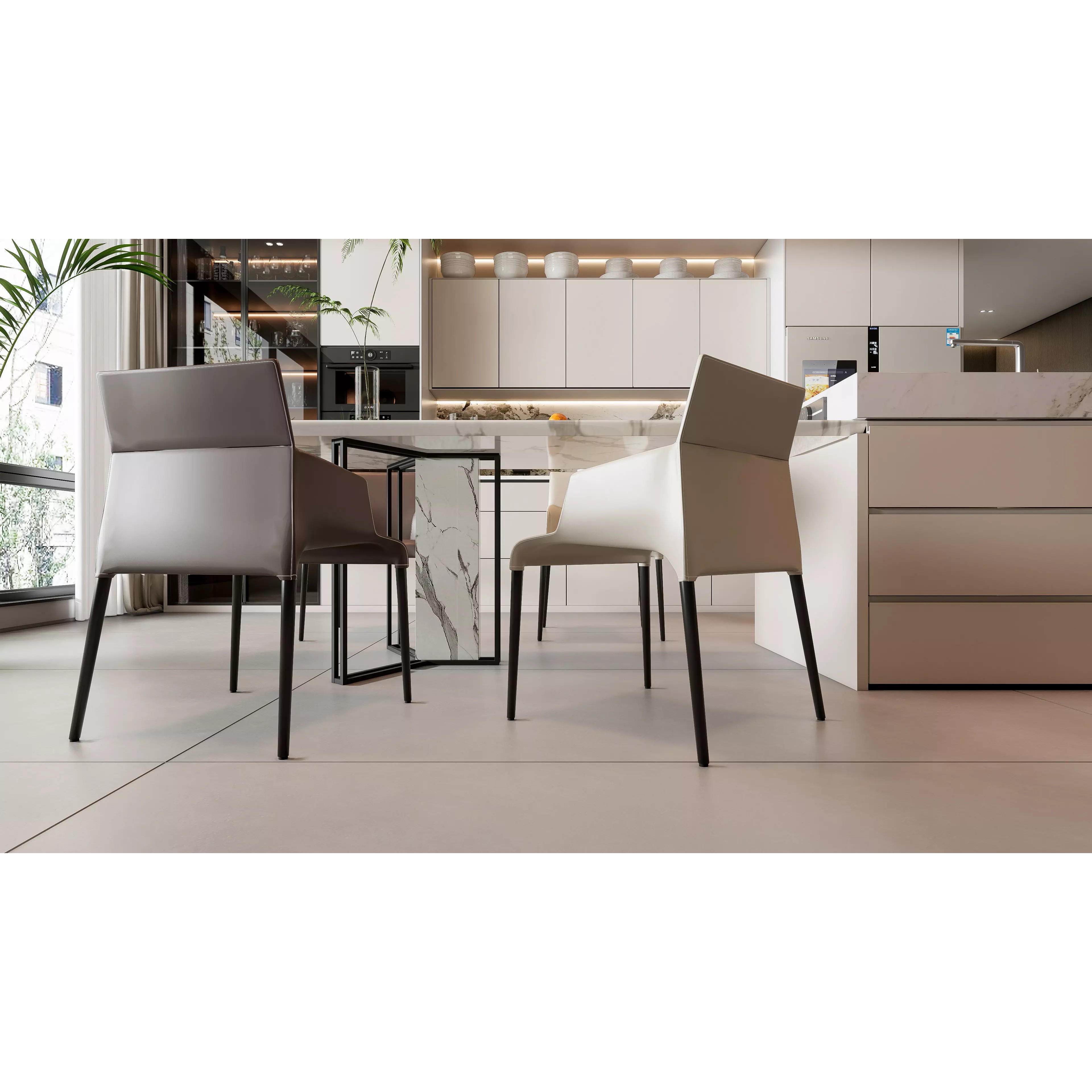 Modern Kitchen Interior - Ready-to-Render 3D Model - View 13