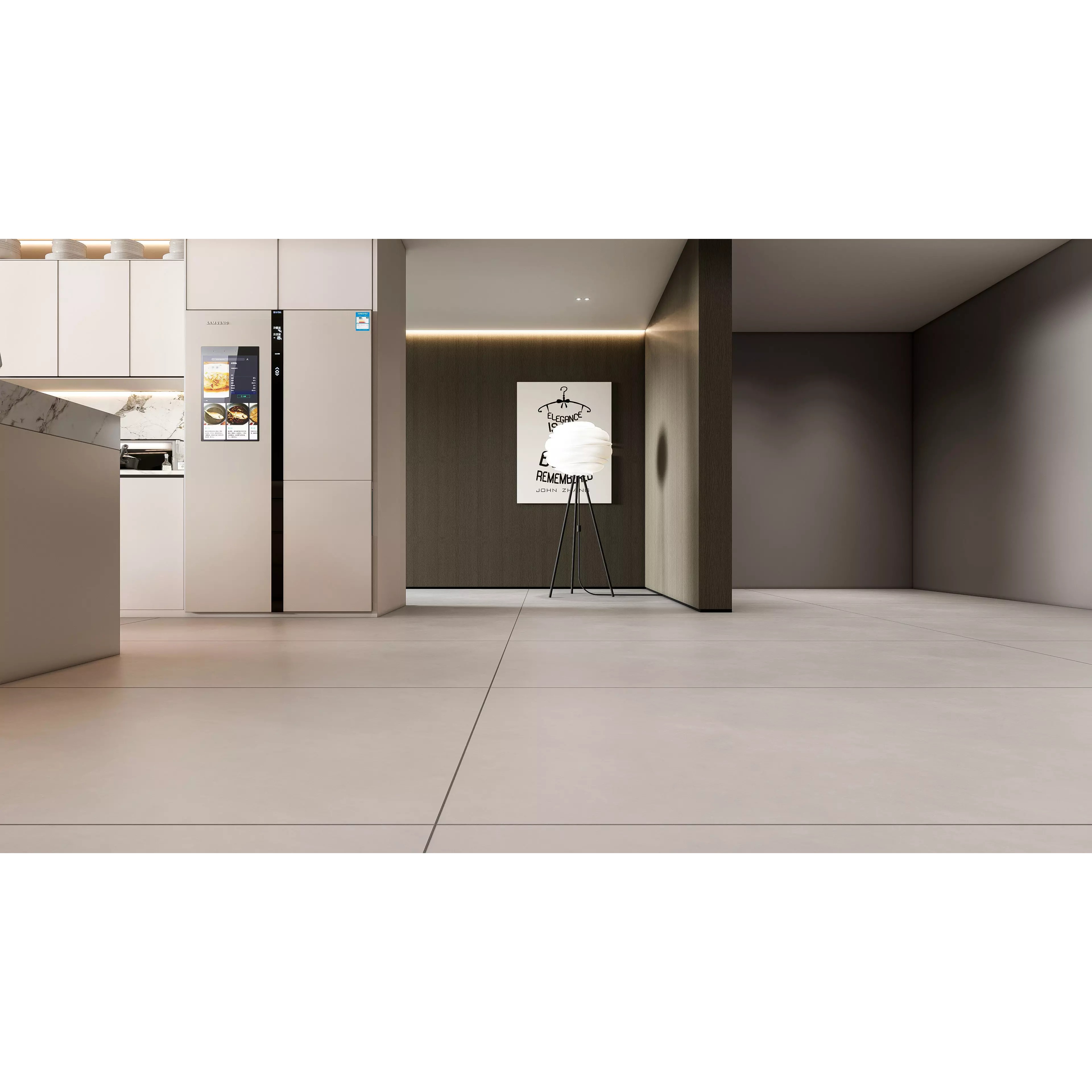 Modern Kitchen Interior - Ready-to-Render 3D Model - View 15