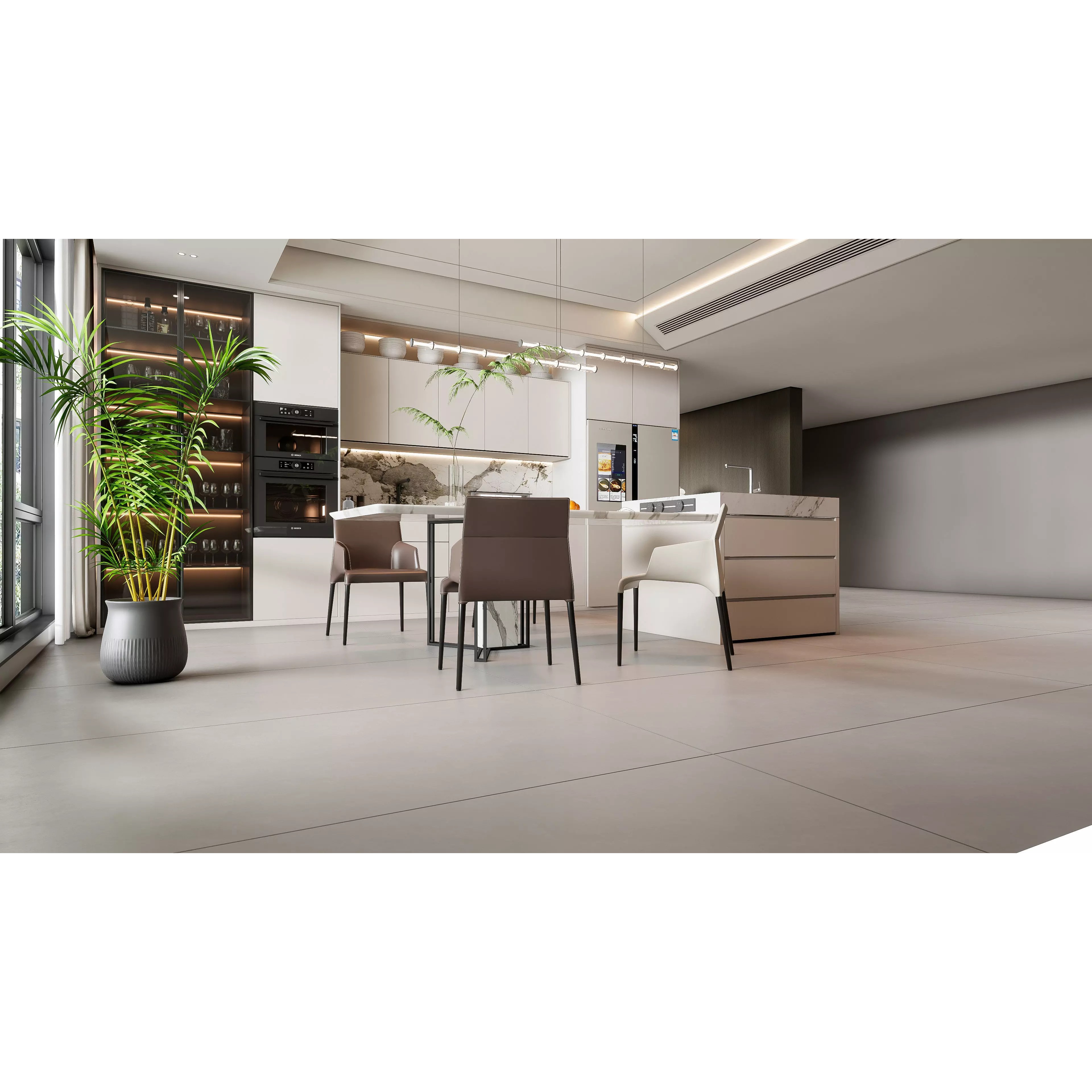 Modern Kitchen Interior - Ready-to-Render 3D Model - View 16