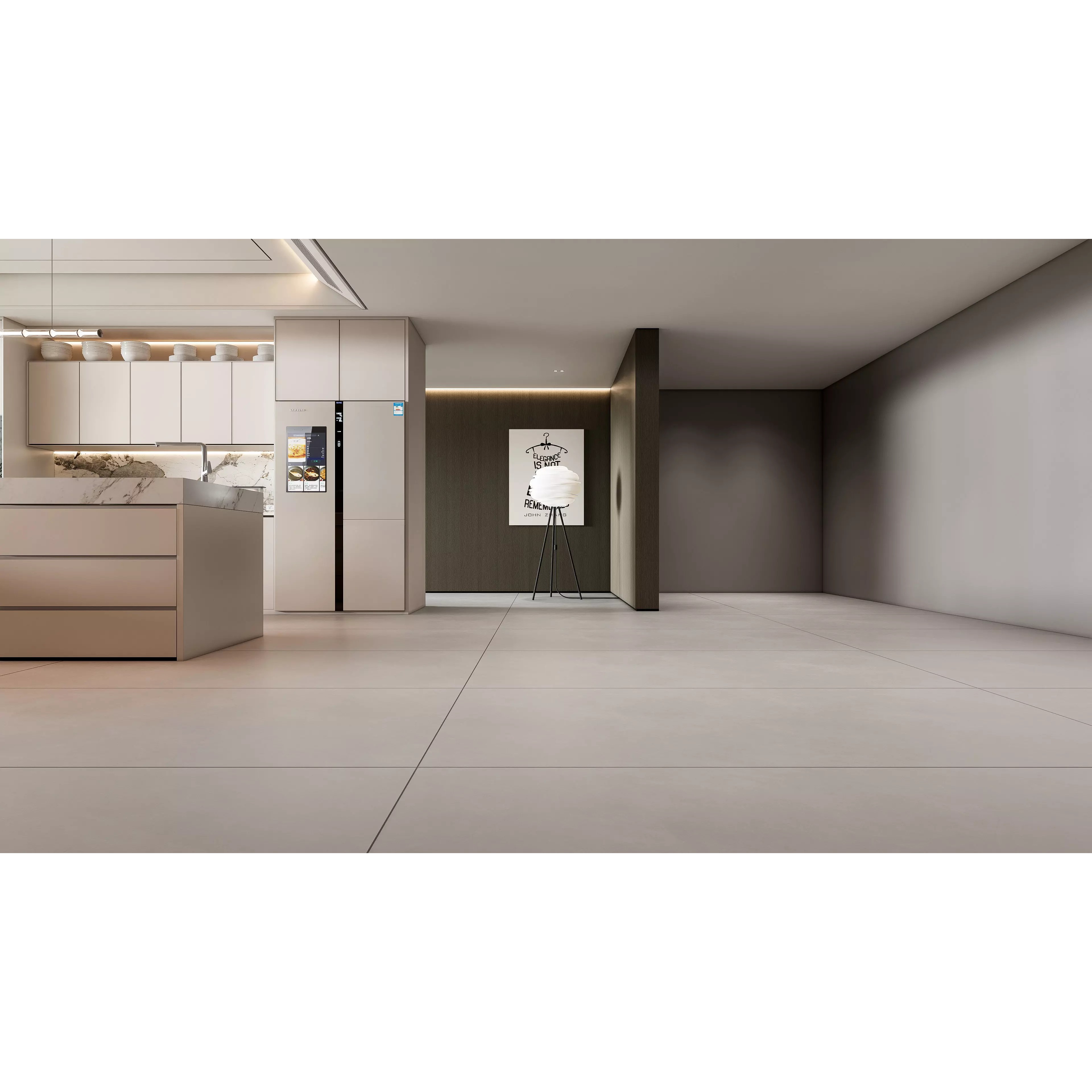 Modern Kitchen Interior - Ready-to-Render 3D Model - View 18