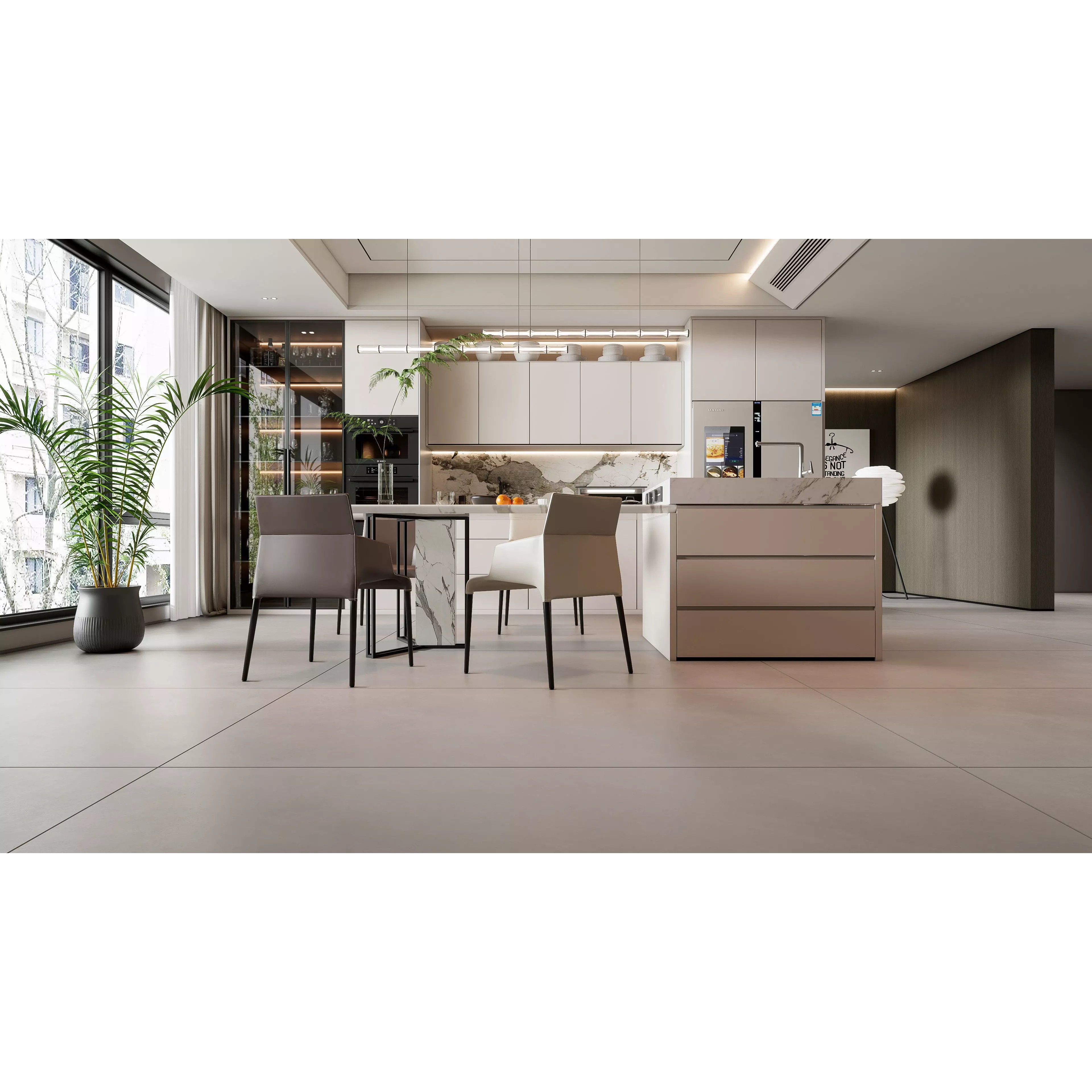 Modern Kitchen Interior - Ready-to-Render 3D Model - View 19