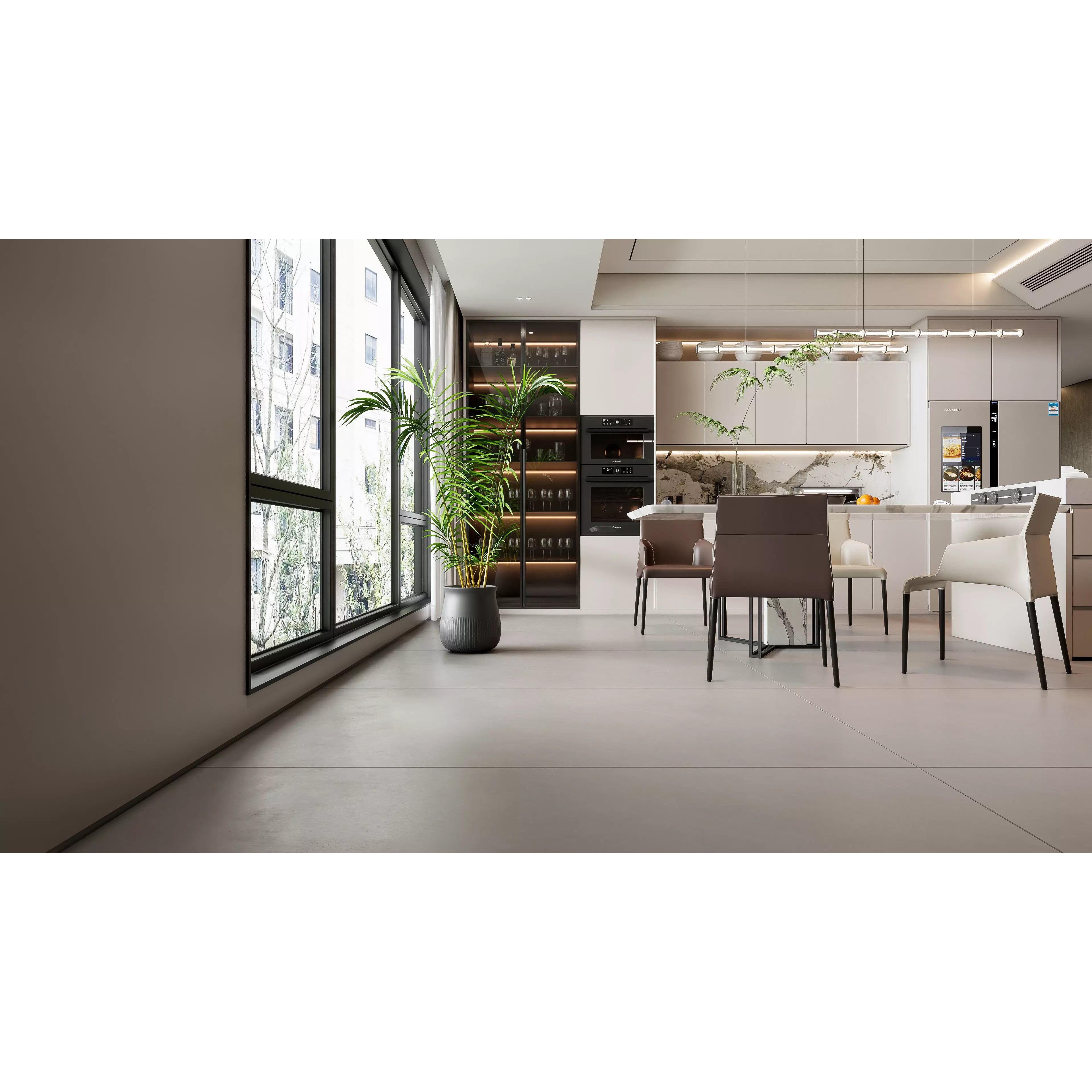 Modern Kitchen Interior - Ready-to-Render 3D Model - View 20