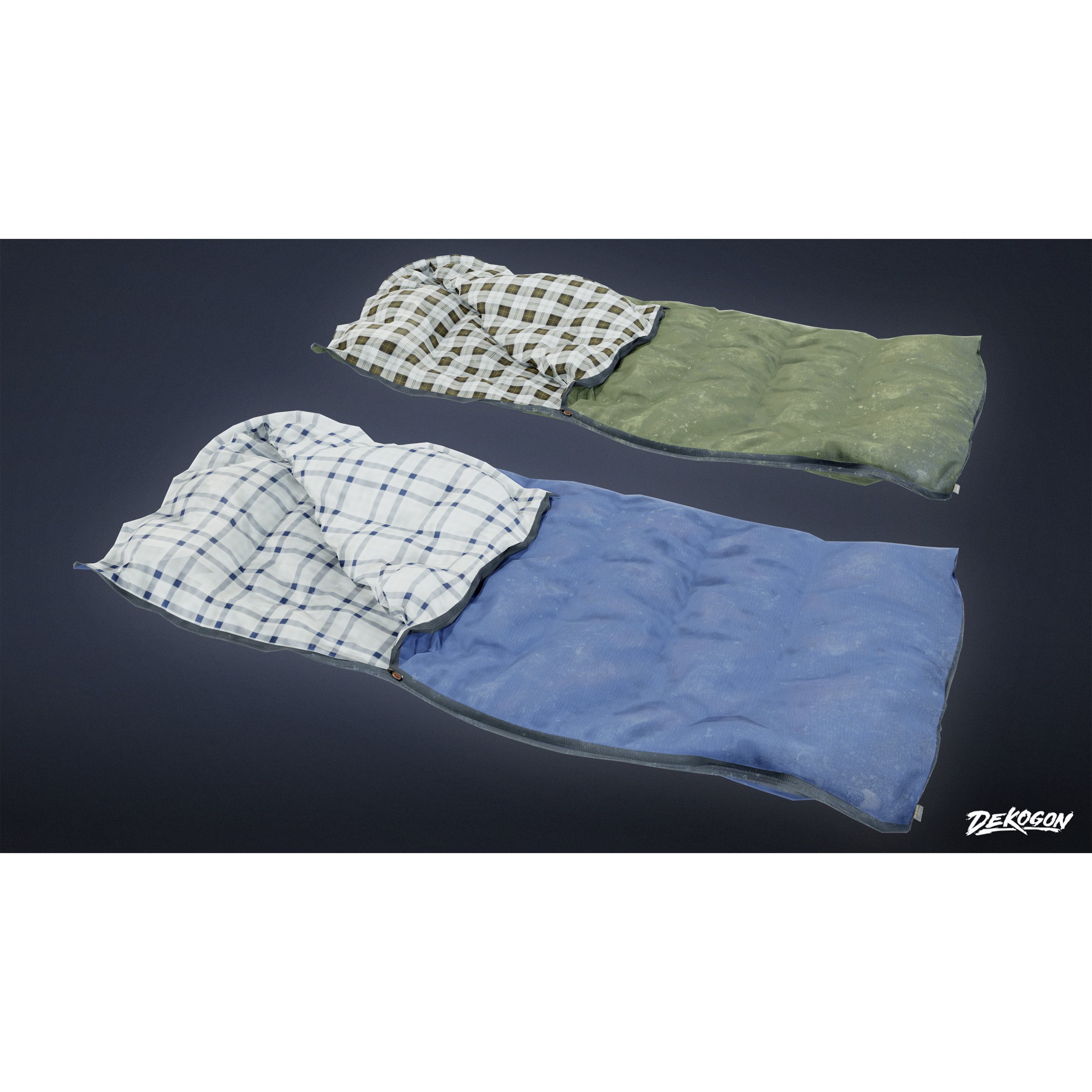 Camping - Low-Poly Game-Ready 3D Model - View 3