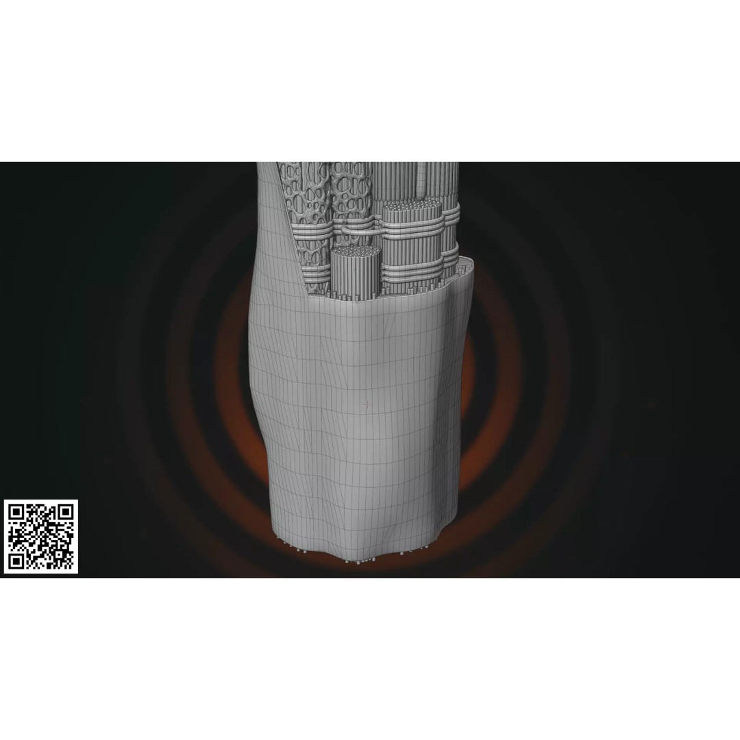 Skeletal Muscle Fiber Anatomy 3D Model – High-Quality Microscopic Asset, PBR - View 9