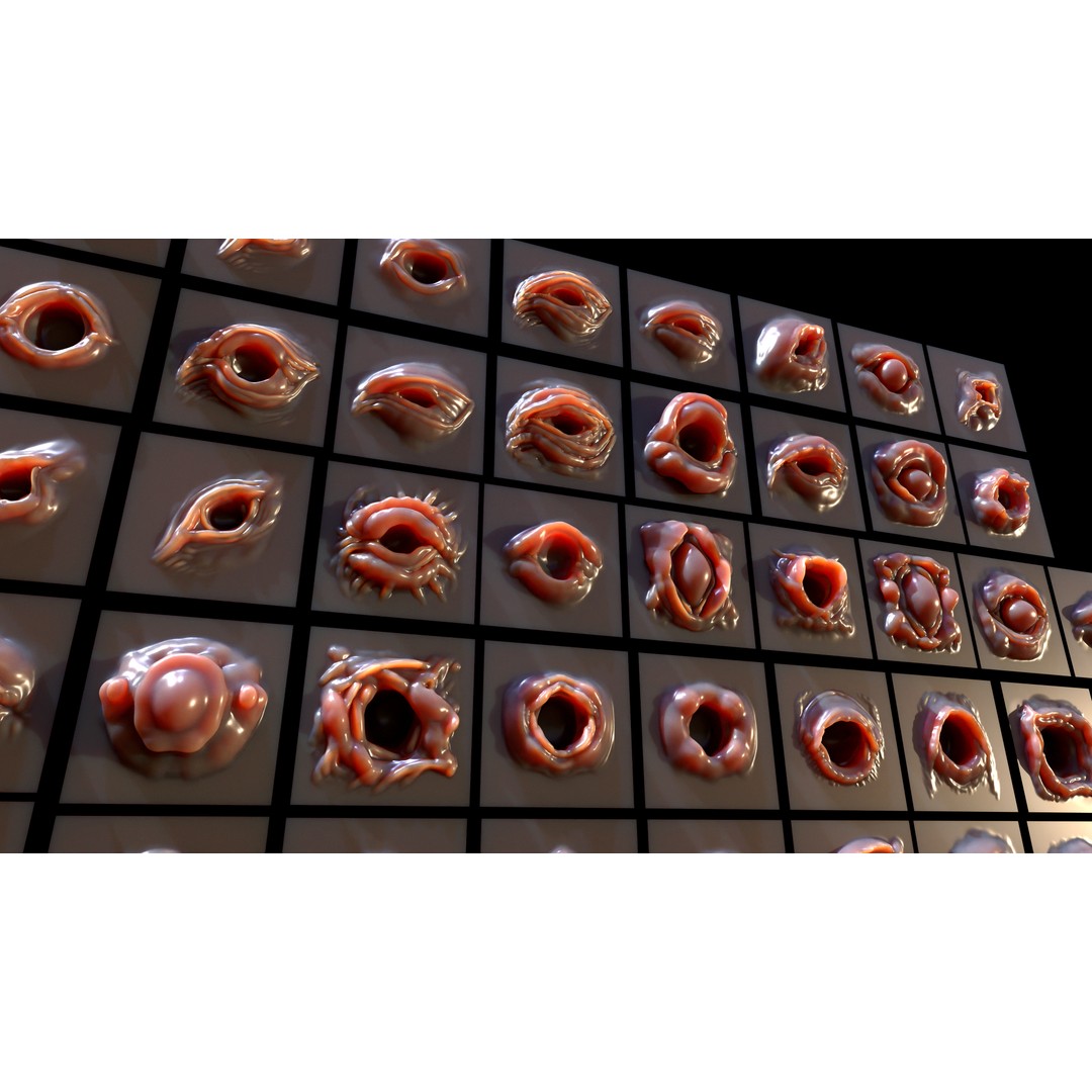 Eye-54 VDM Eye-Character 3D Model – VDM Brushes for Blender & Zbrush - View 16