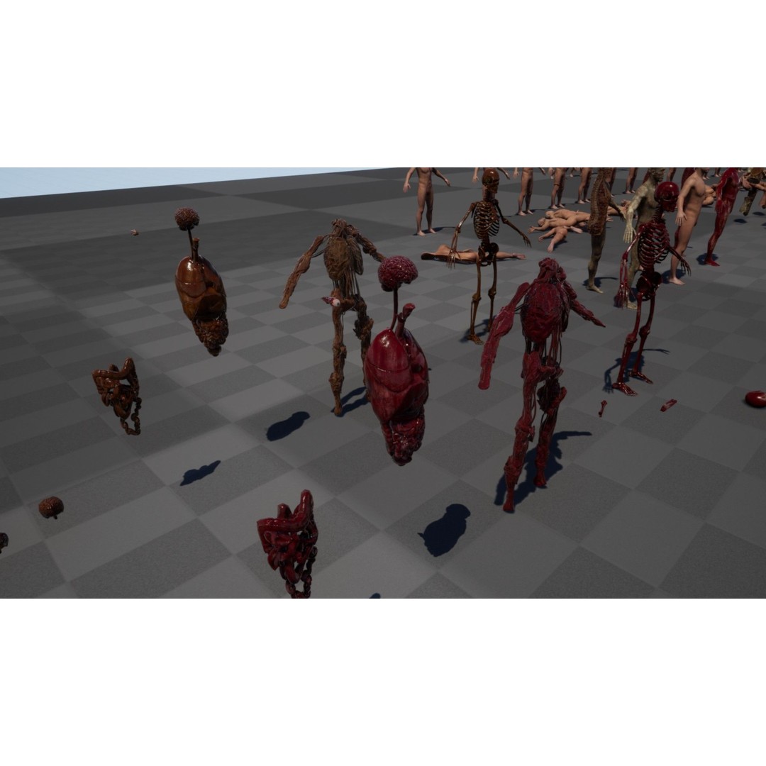Zombie Human Destroyer 3D Model – Low Poly Game Asset, FBX, PBR - View 11