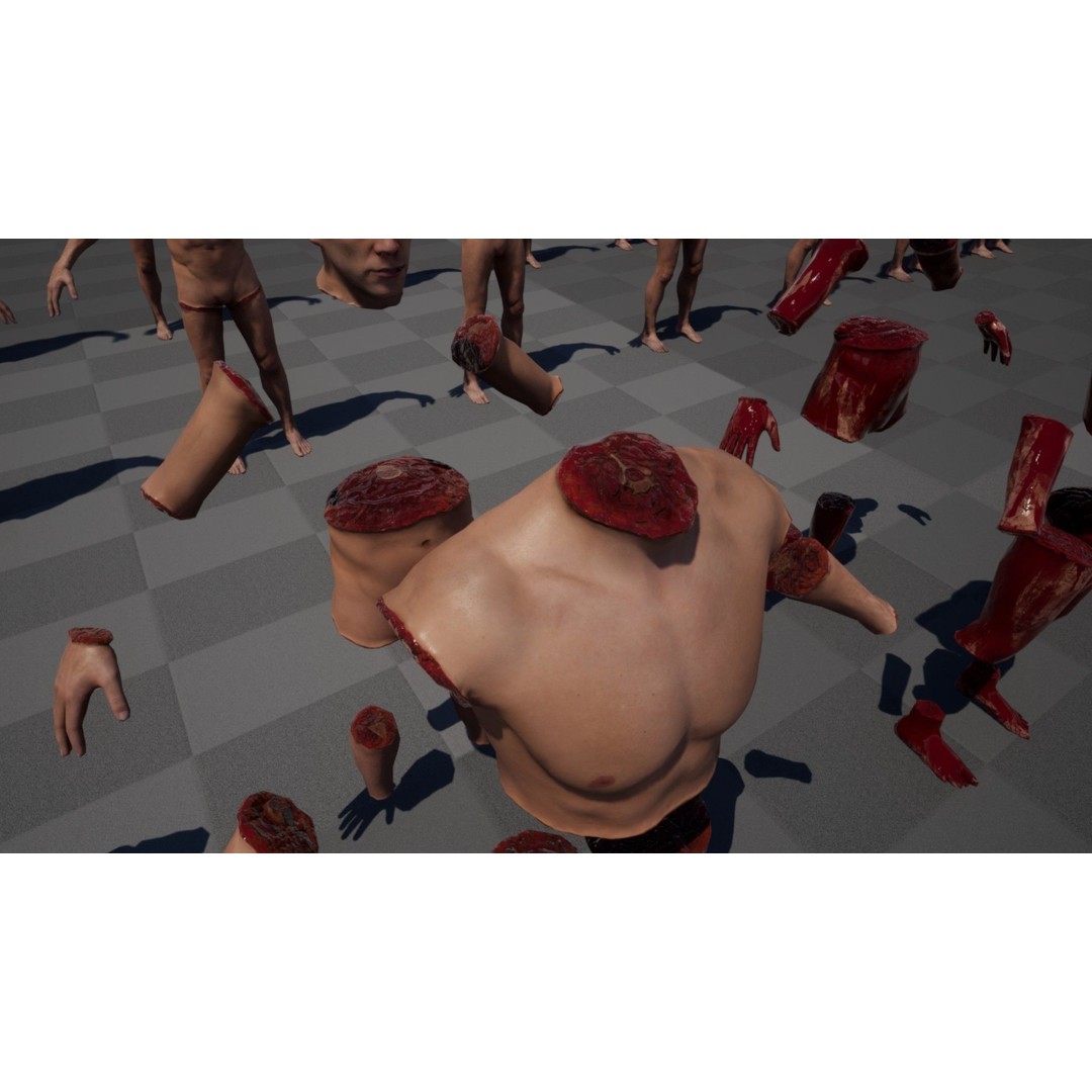 Zombie Human Destroyer 3D Model – Low Poly Game Asset, FBX, PBR - View 16