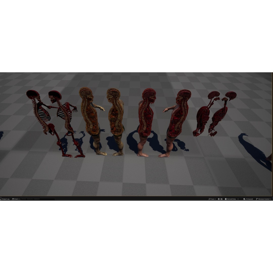 Zombie Human Destroyer 3D Model – Low Poly Game Asset, FBX, PBR - View 29