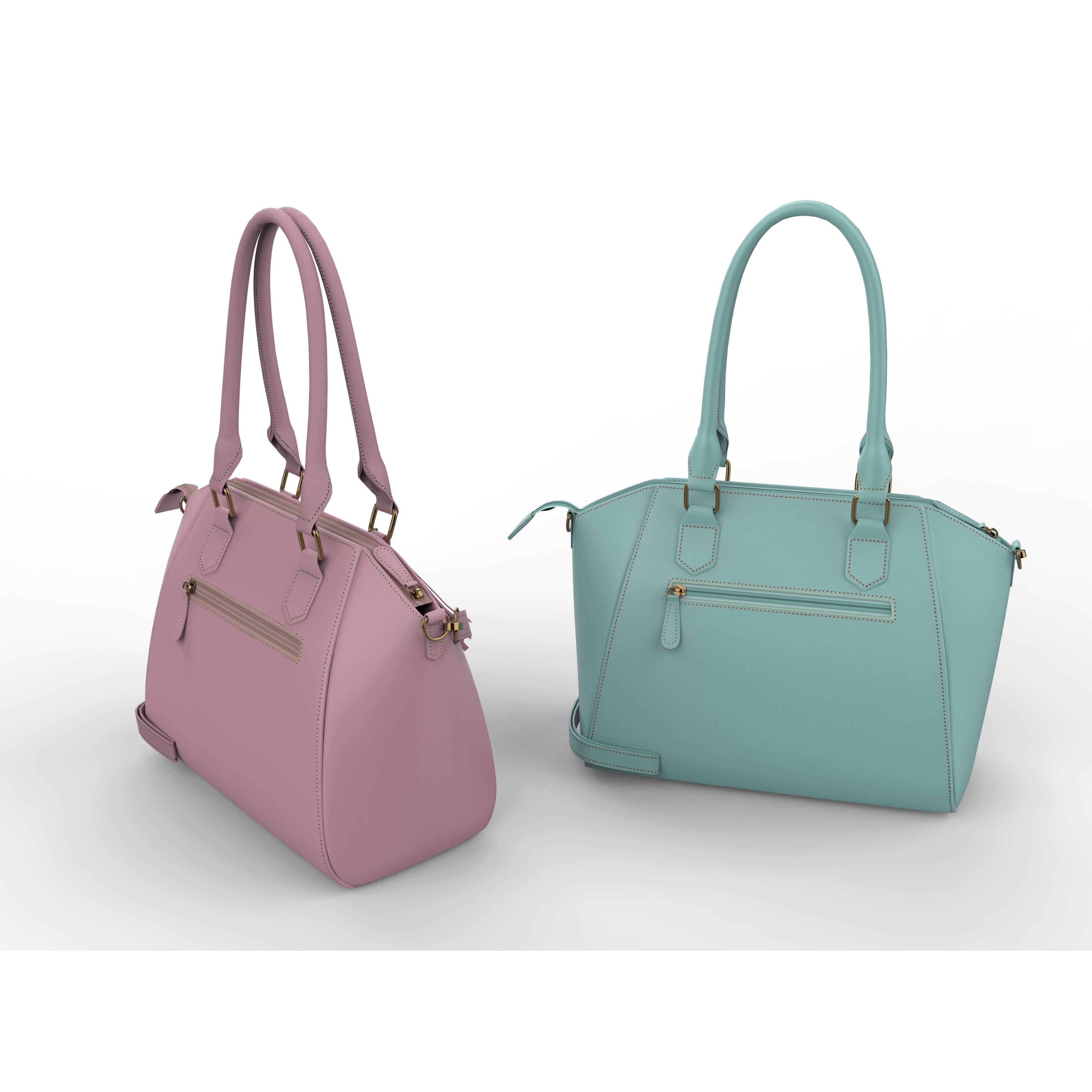 Women Handbag - Low-Poly Game-Ready 3D Model - View 4