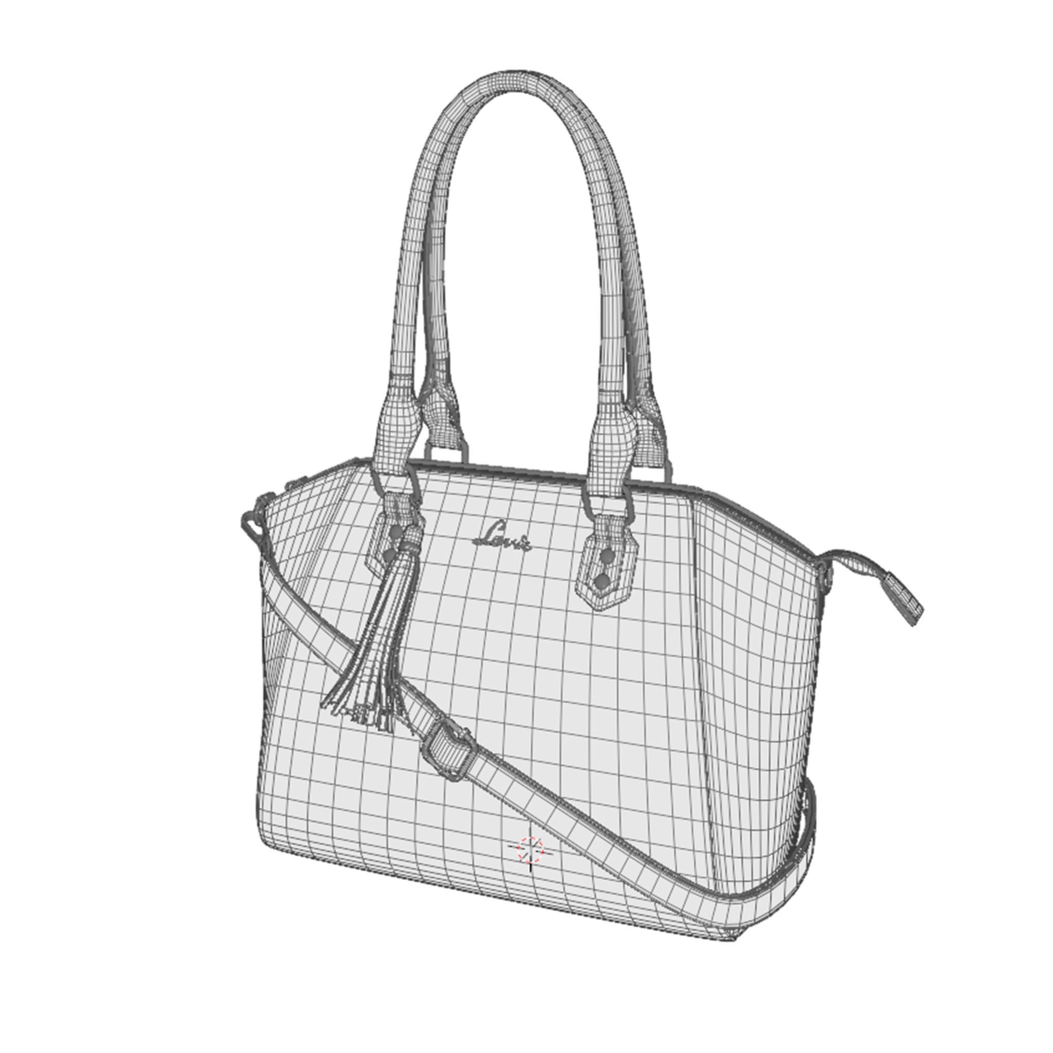 Women Handbag - Low-Poly Game-Ready 3D Model - View 7