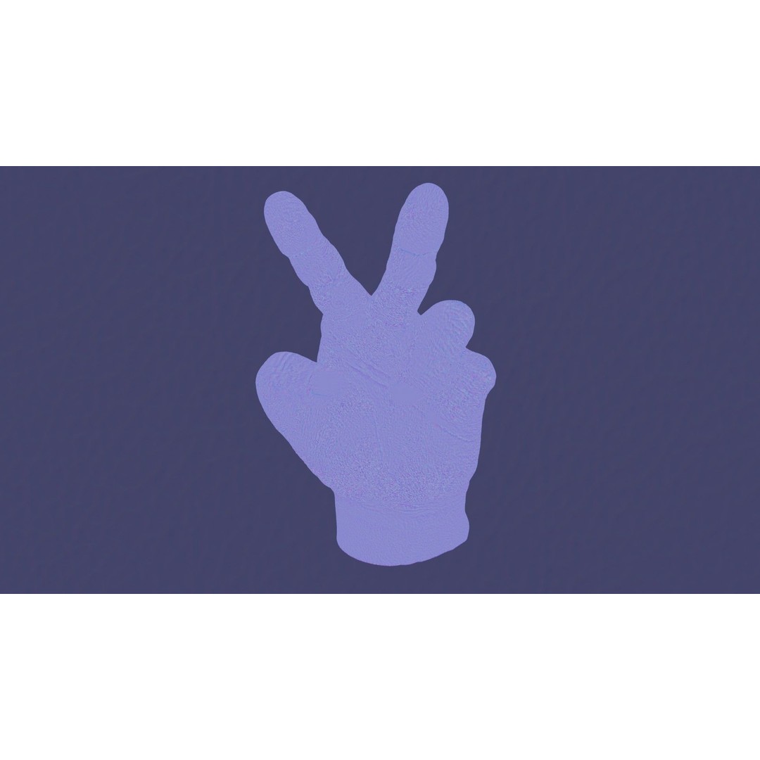 Rigged Human Hand 3D Model – Low Poly PBR Asset for Animation - View 27