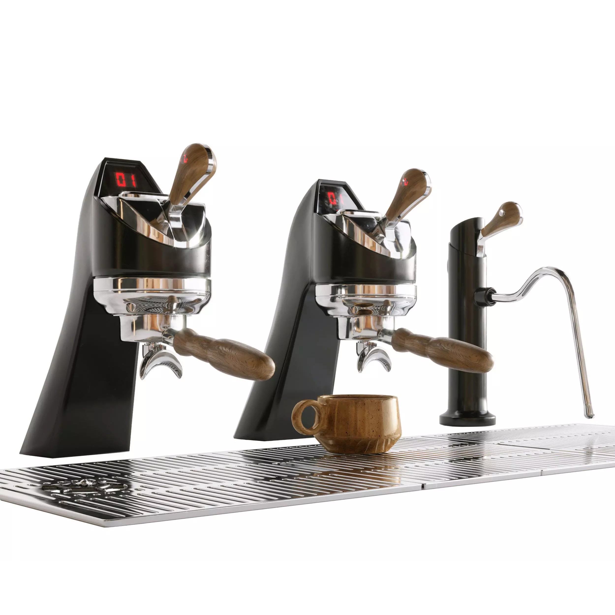 Coffee Machine Modbar - PBR Game-Ready 3D Model - View 6