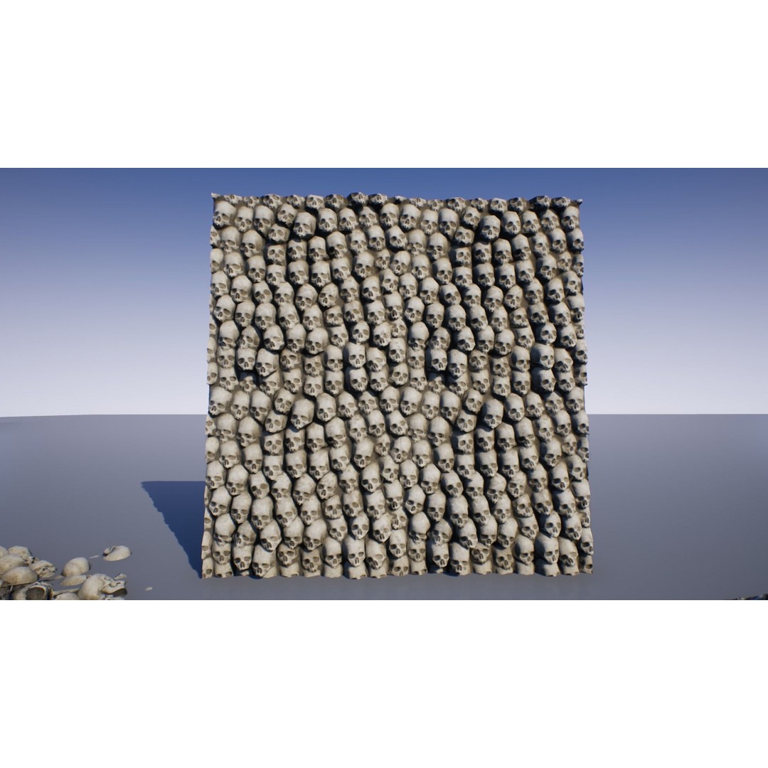 Skeleton and Bones Low-Poly 3D Model – Rigged Game Asset, FBX - View 8