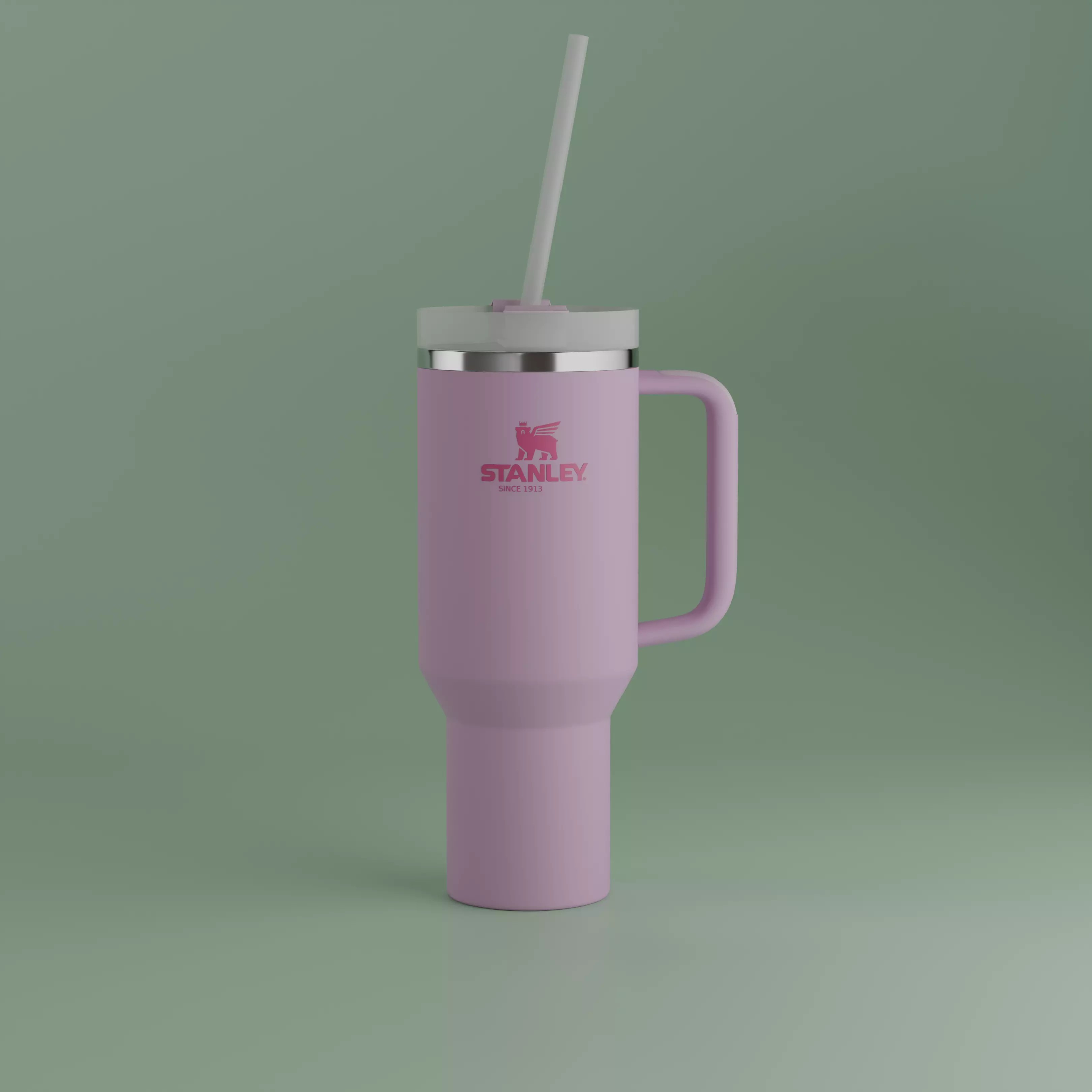 Stanley Quencher - Low-Poly Game-Ready 3D Model - View 2