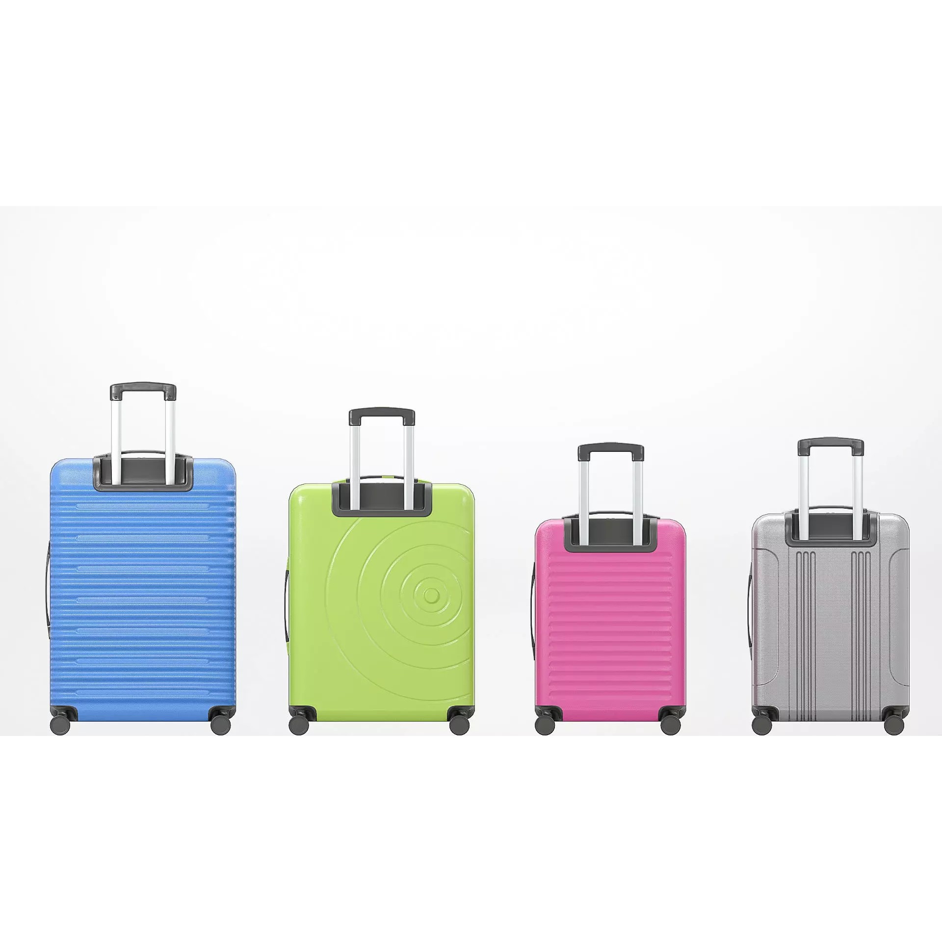 PBR Low-Poly Suitcases Pack - Low-Poly Game-Ready 3D Model - View 6