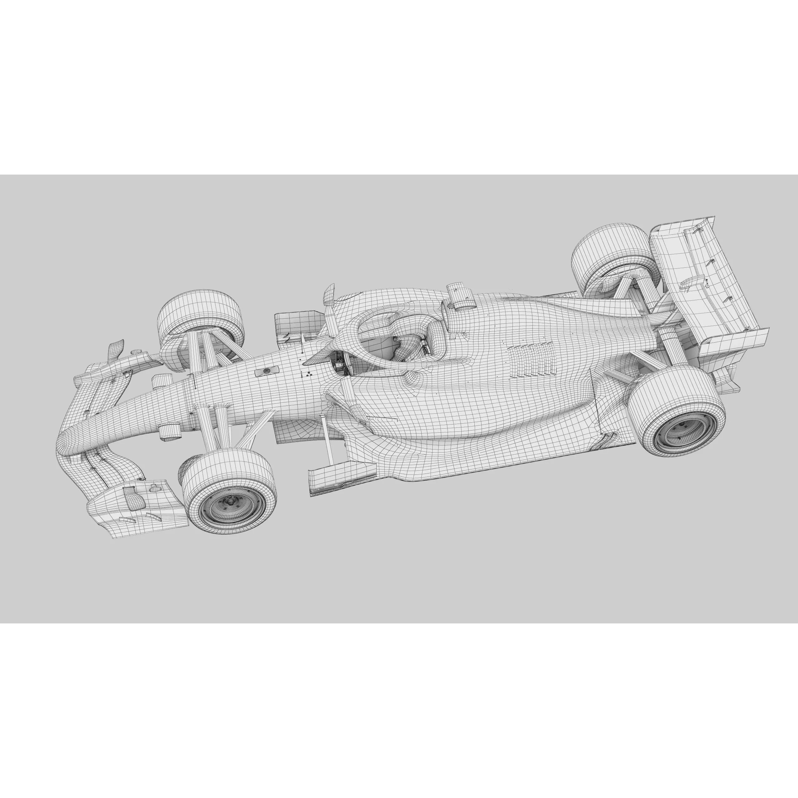F1 Cadillac MAC26 2026 - Low-Poly Game-Ready 3D Model - View 24