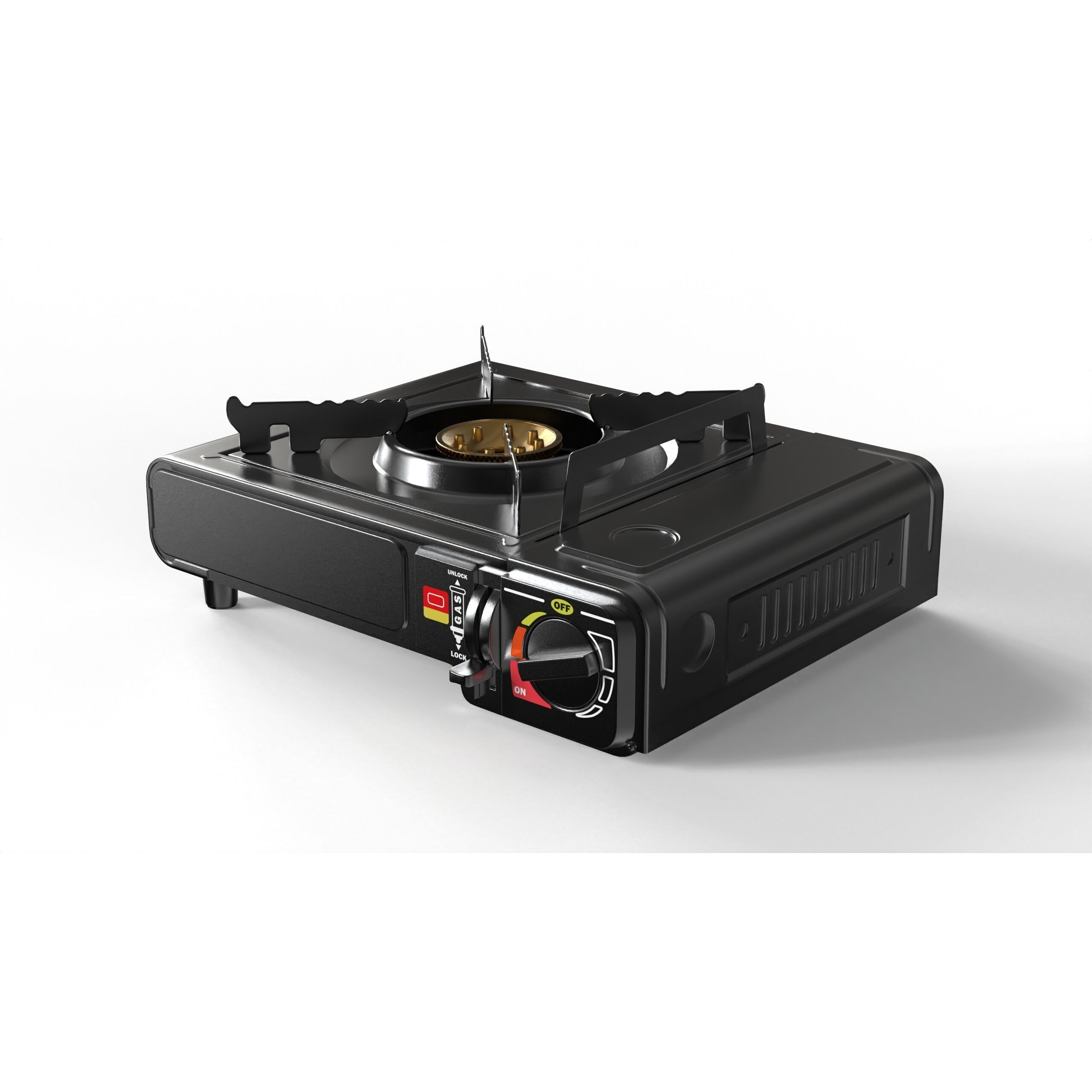 Portable Camping Stove - Low-Poly Game-Ready 3D Model - View 3